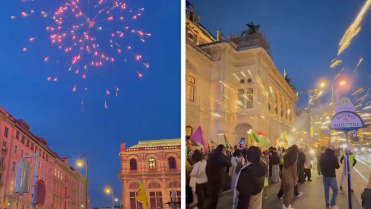 Heute.at - Feuerwerk-Explosion trifft fast Menschengruppe in Wien