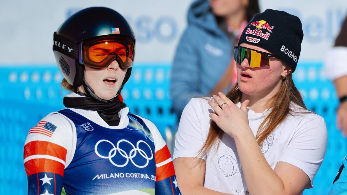 Mikaela Shiffrin und Emma Aicher. 