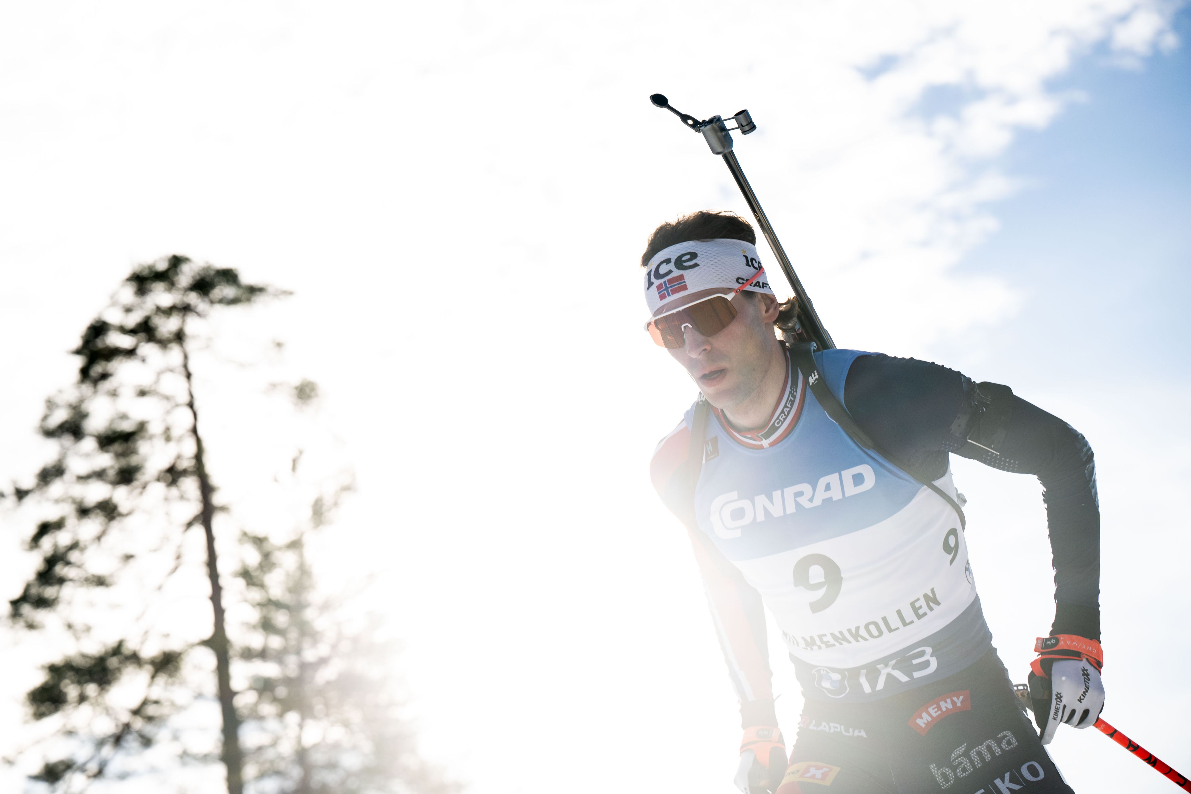 Der norwegische Star-Biathlet Sturla Holm Laegreid. 