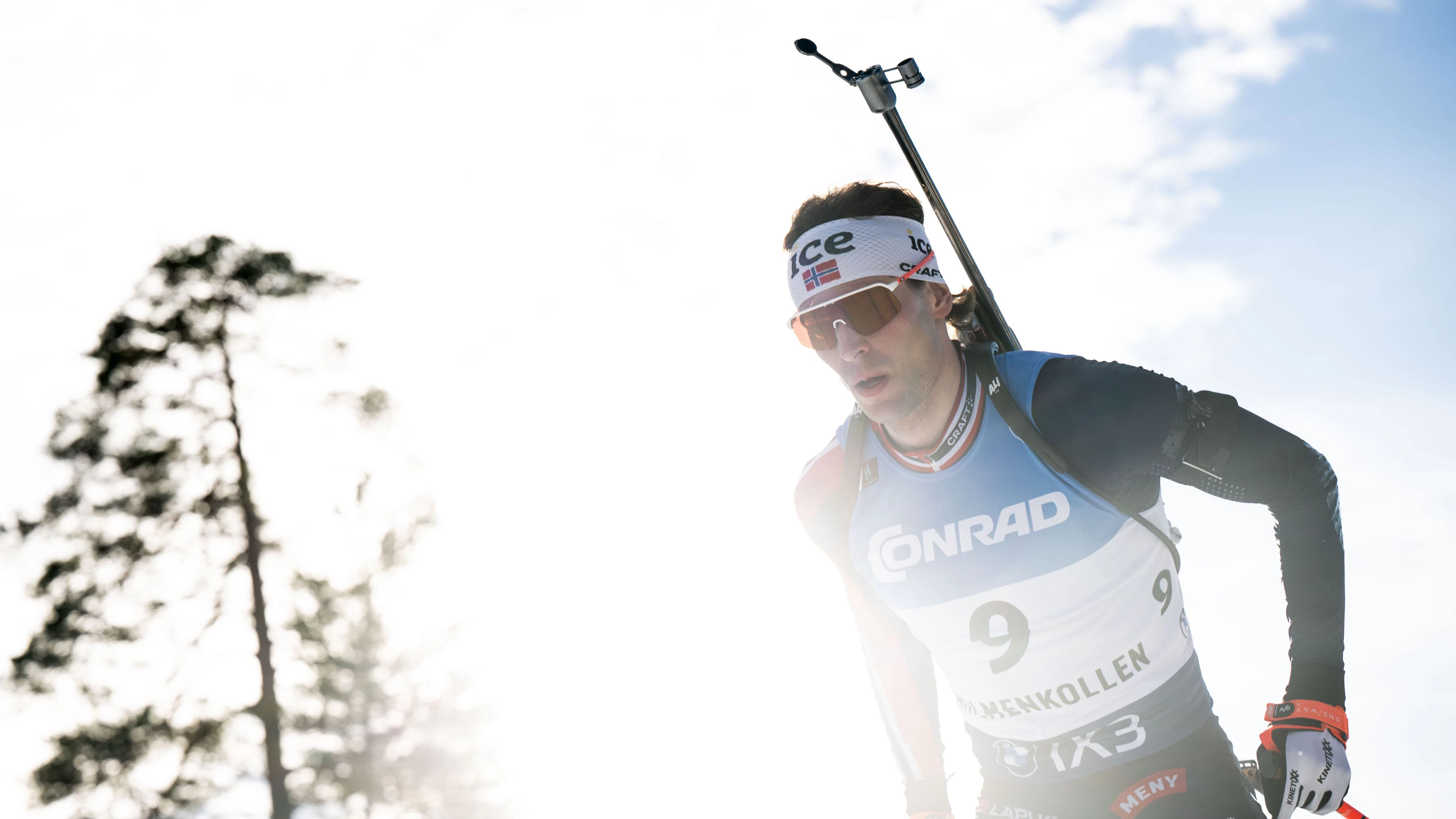 Der norwegische Star-Biathlet Sturla Holm Laegreid. 