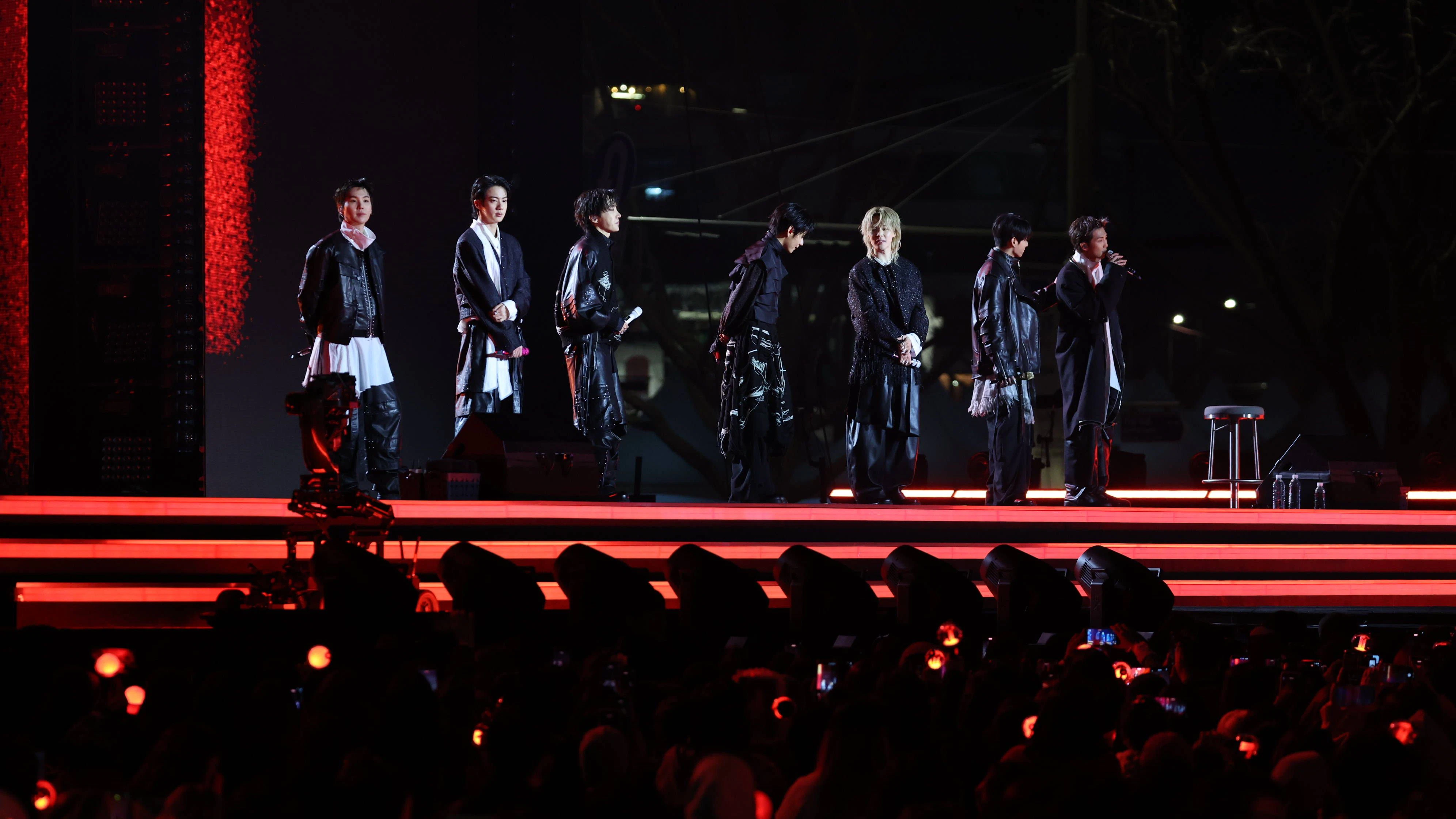 BTS holds comeback concert BTS holds comeback concert BTS holds BTS THE COMEBACK LIVE ¼ïÆº½Ã EDITORIAL USE ONLY PUBLICATIONxNOTxINxKOR Copyright: xx PYH2026032109120031500 YonhapxNewsx yonphotos250699