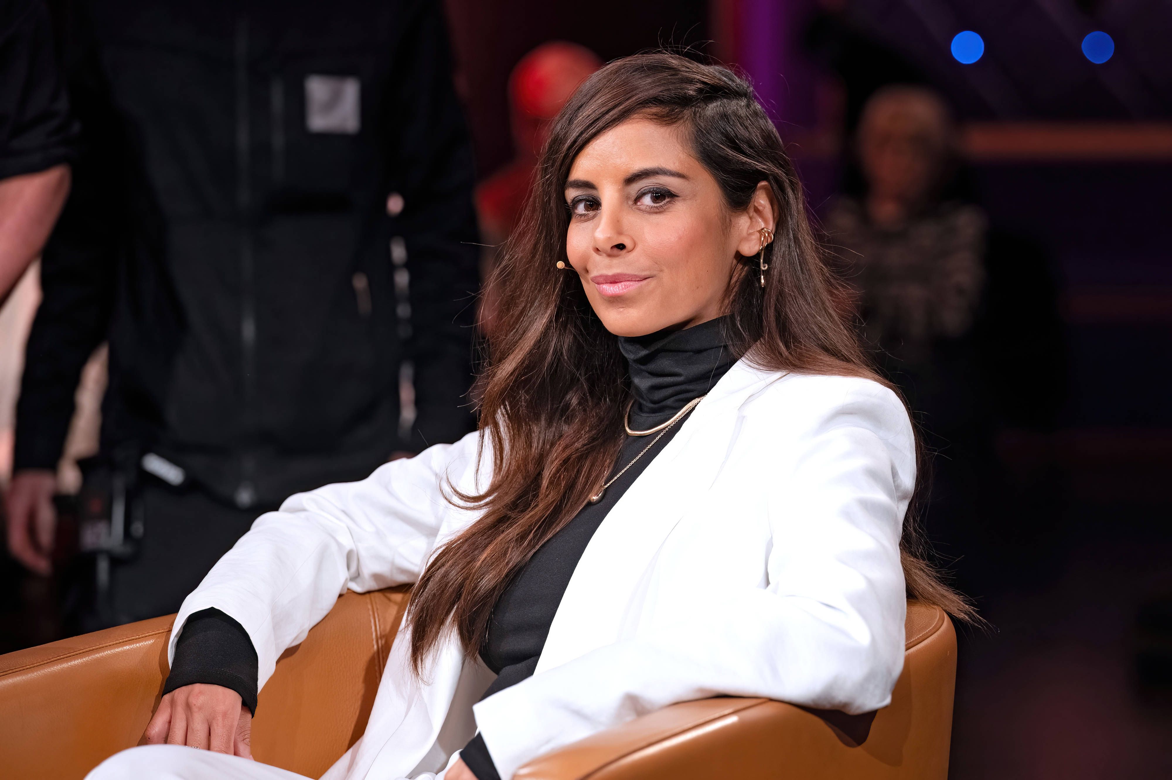 Schauspielerin, Moderatorin und Autorin <strong>Collien Fernandes</strong> anläßlich der Aufzeichnung der MDR - Talkshow 