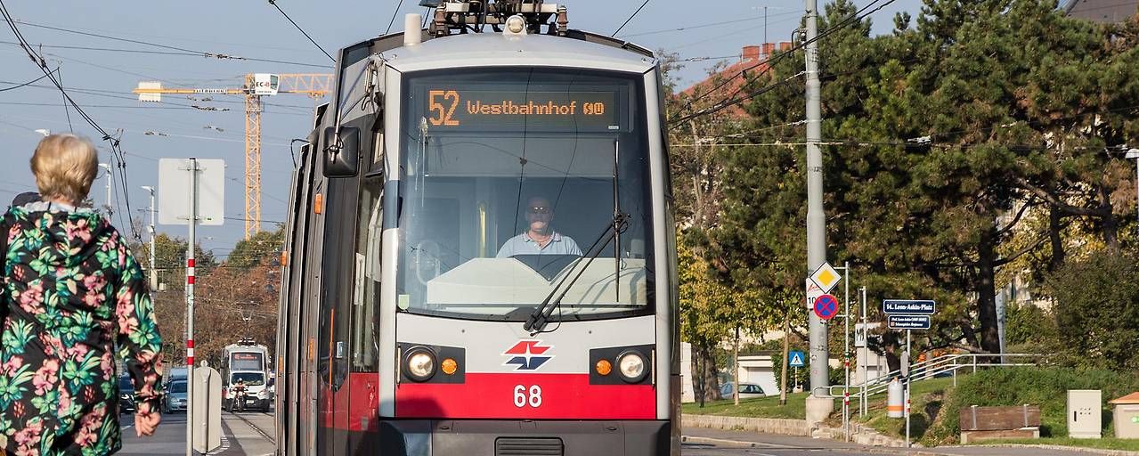 Die Linie 52 verkehrt nur zwischen Westbahnhof und Hietzing.
