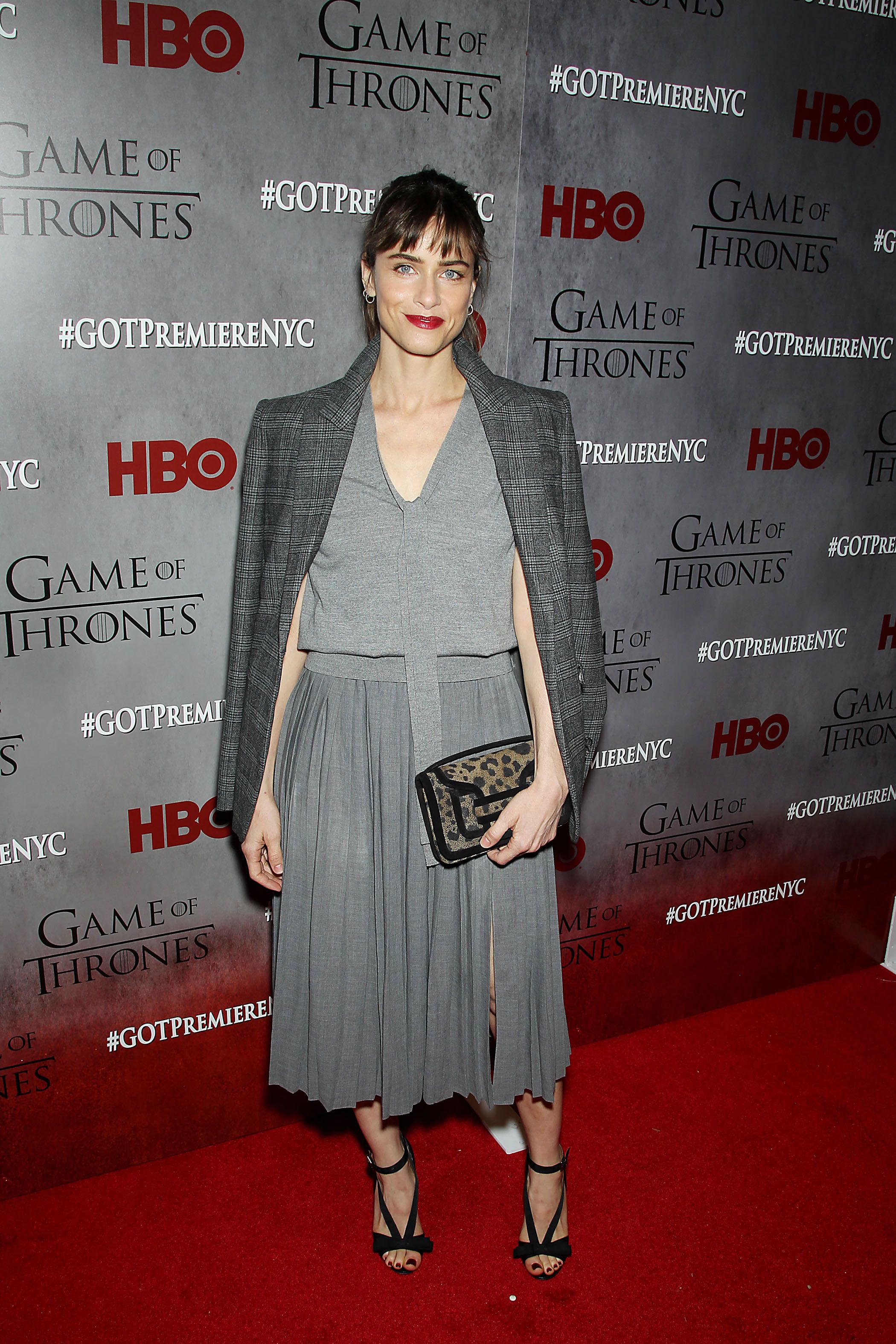 Amanda Peet bei der Premiere der vierten Staffel der Serie Game of Thrones in New York.