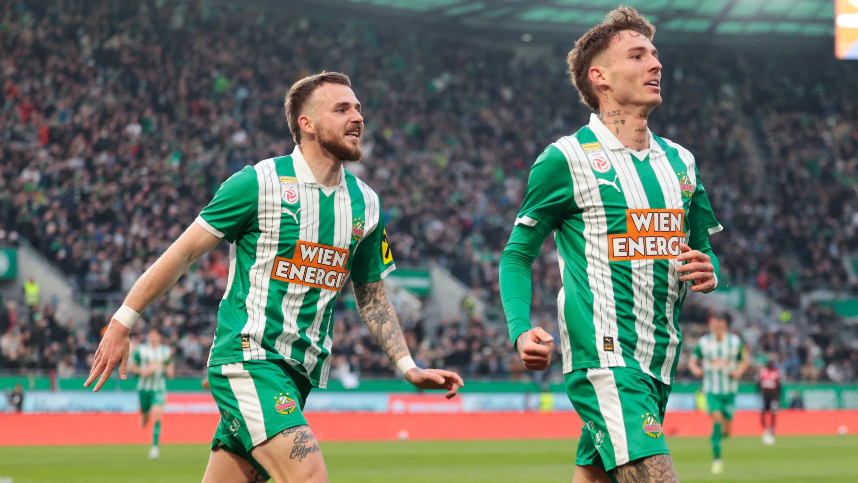 Heute.at - Rapid schlägt LASK mit 4:2 und ist im Titelrennen