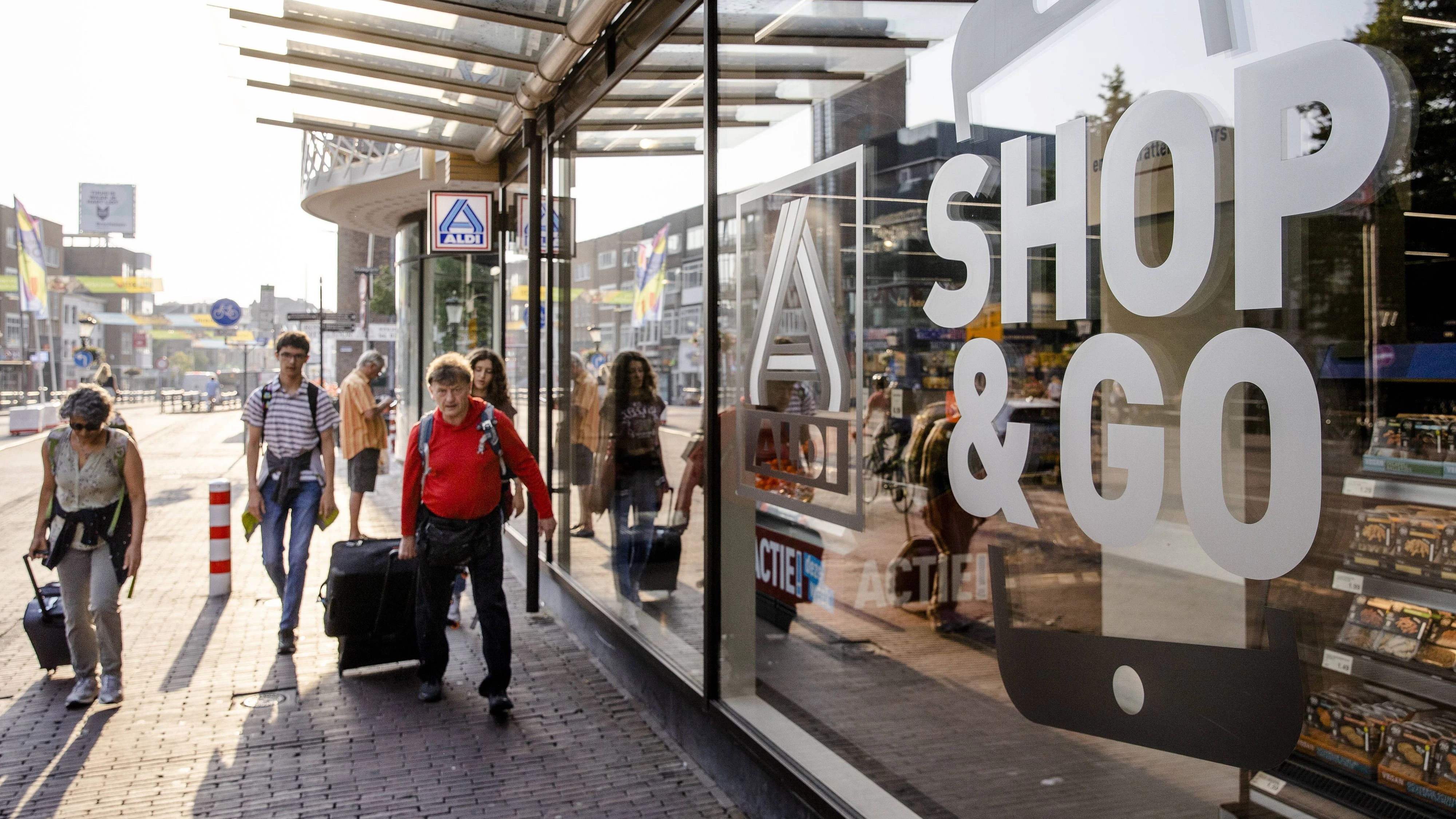 Auch in Utrecht, Niederlande, wurde das Shop&Go-Konzept von Aldi ab 2022 ausprobiert.