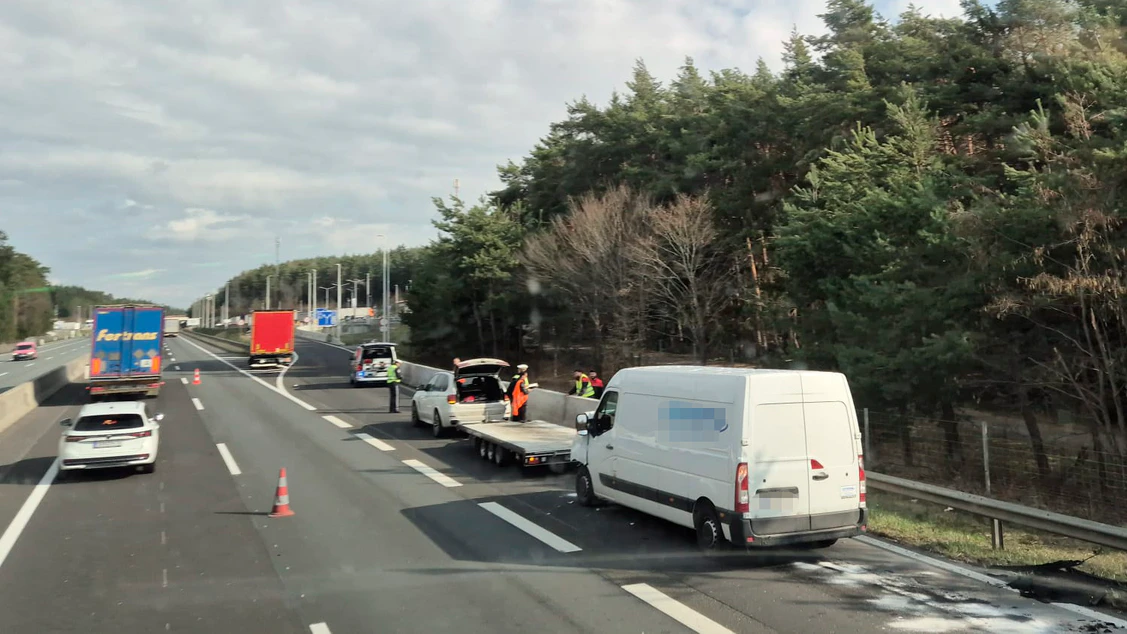Verkehrsunfall auf der A2 in Richtung Wien