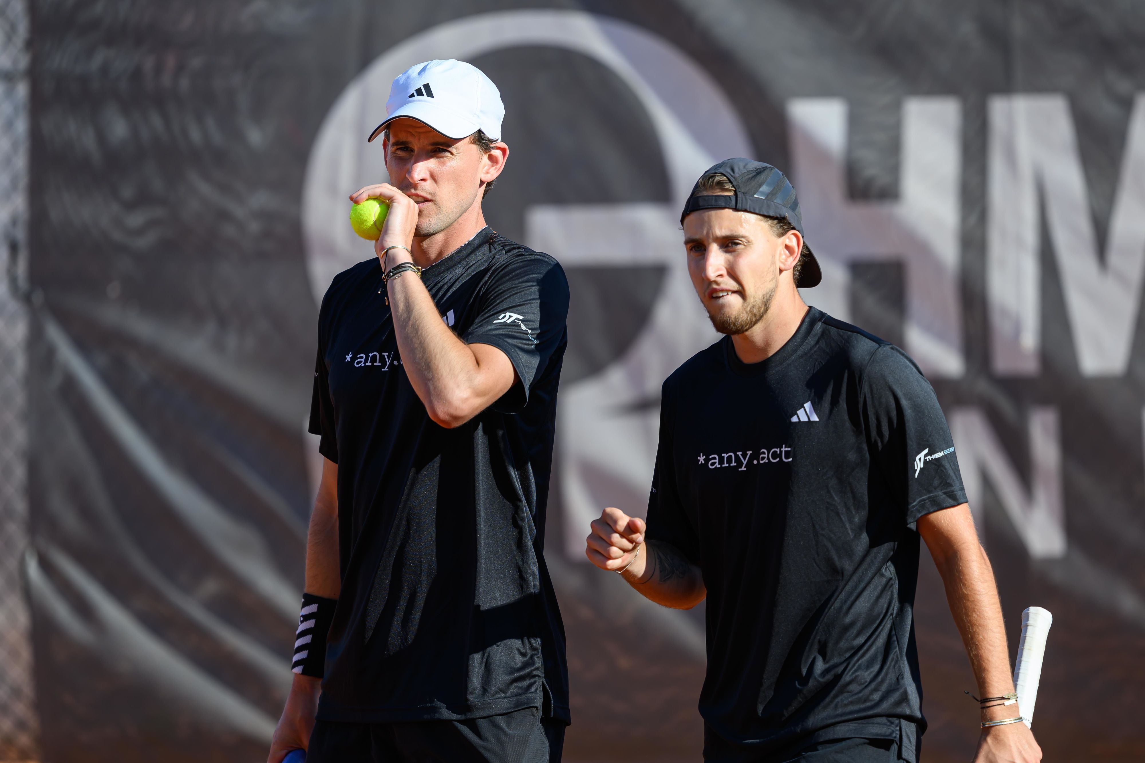 Dominic mit Bruder Moritz Thiem 