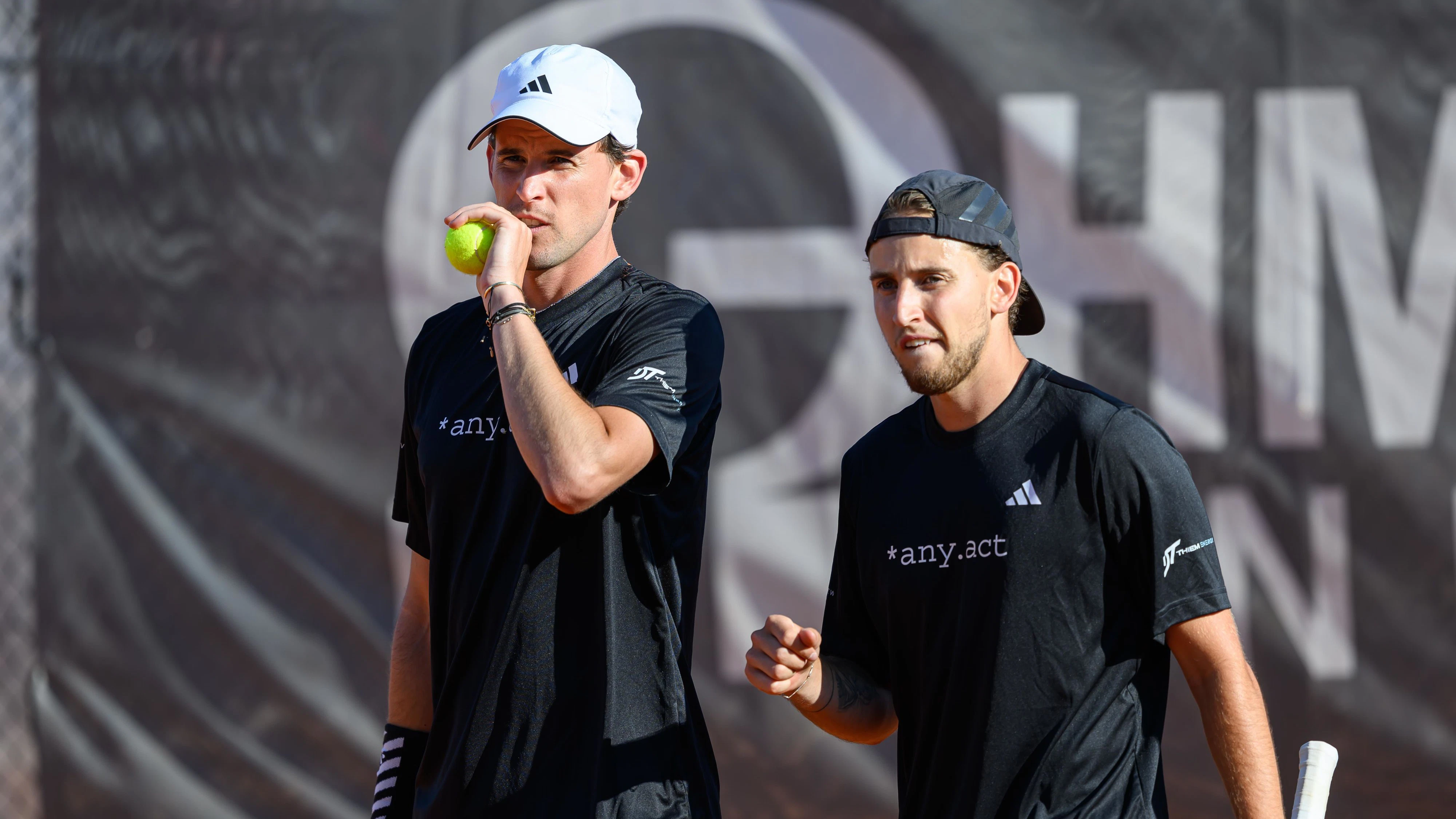Dominic mit Bruder Moritz Thiem 