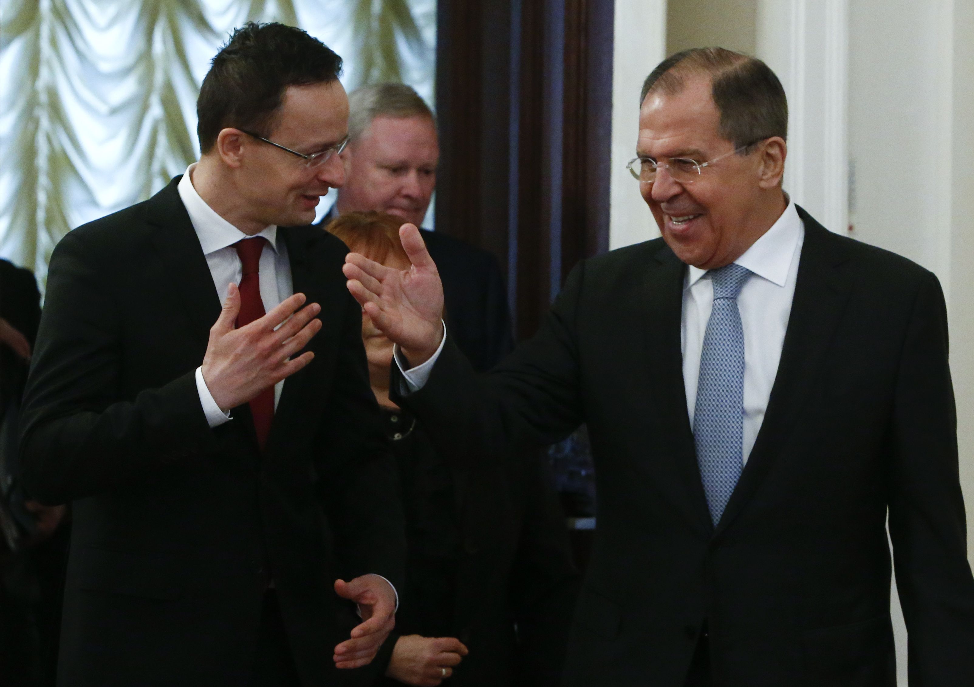 Berichten zufolge soll Ungarns Außenminister Peter Szijjarto bei EU-Außenministertreffen 