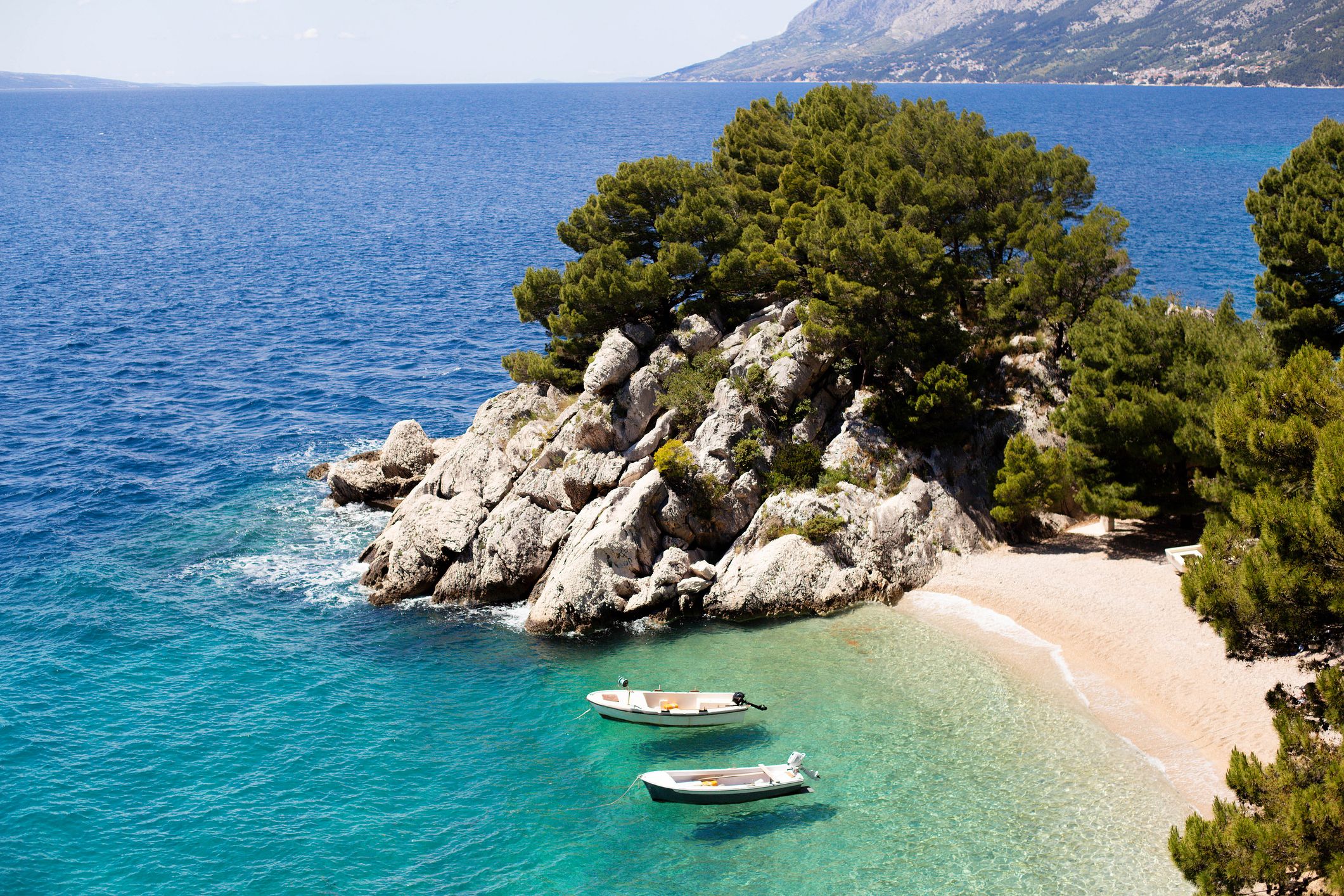 Nicht jeder schöne Strand in Kroatien ist gänzlich überlaufen.