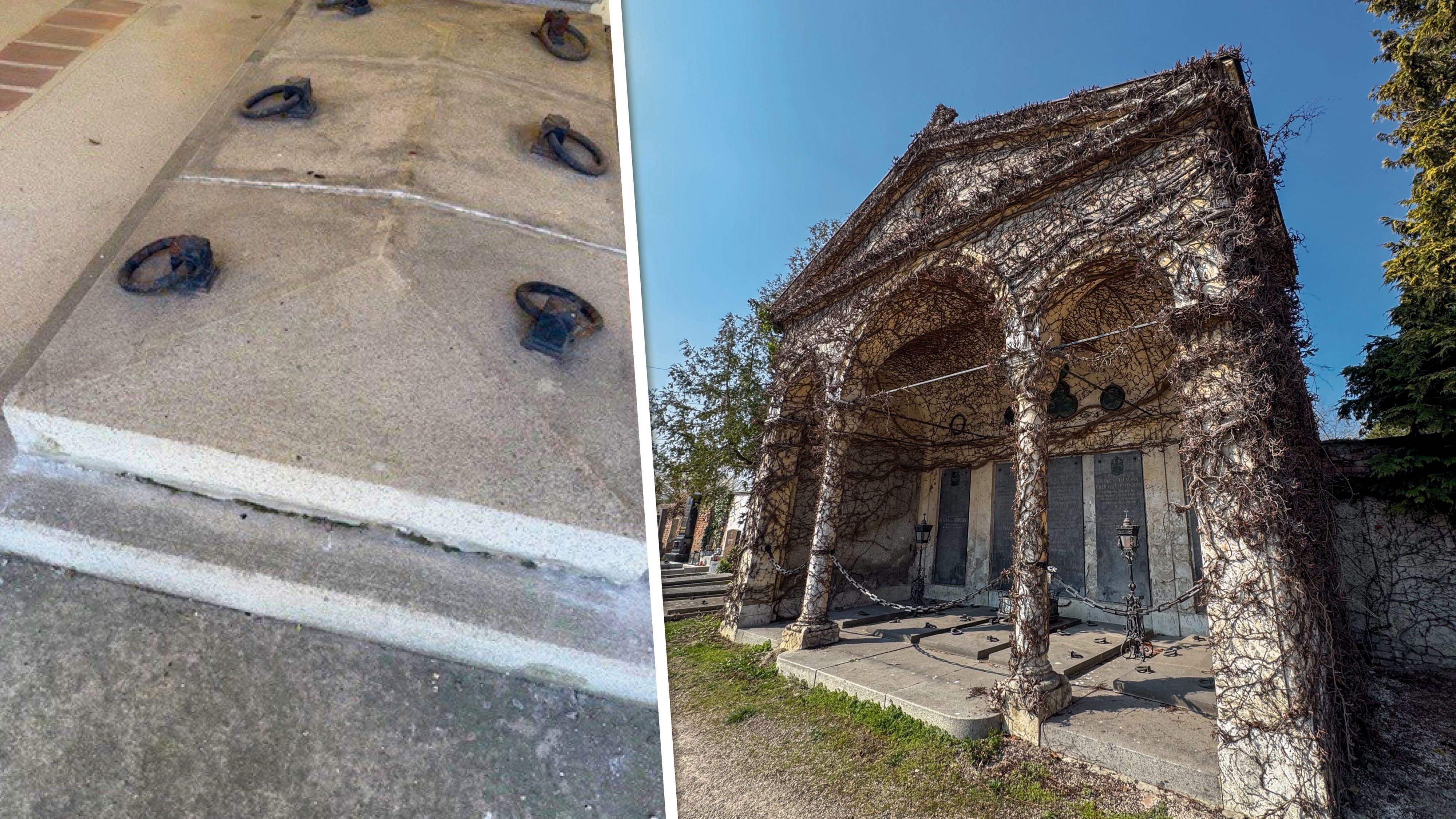 Die Täter sollen am vergangenen Wochenende 13 Gruften beschädigt und gewaltsam geöffnet haben.