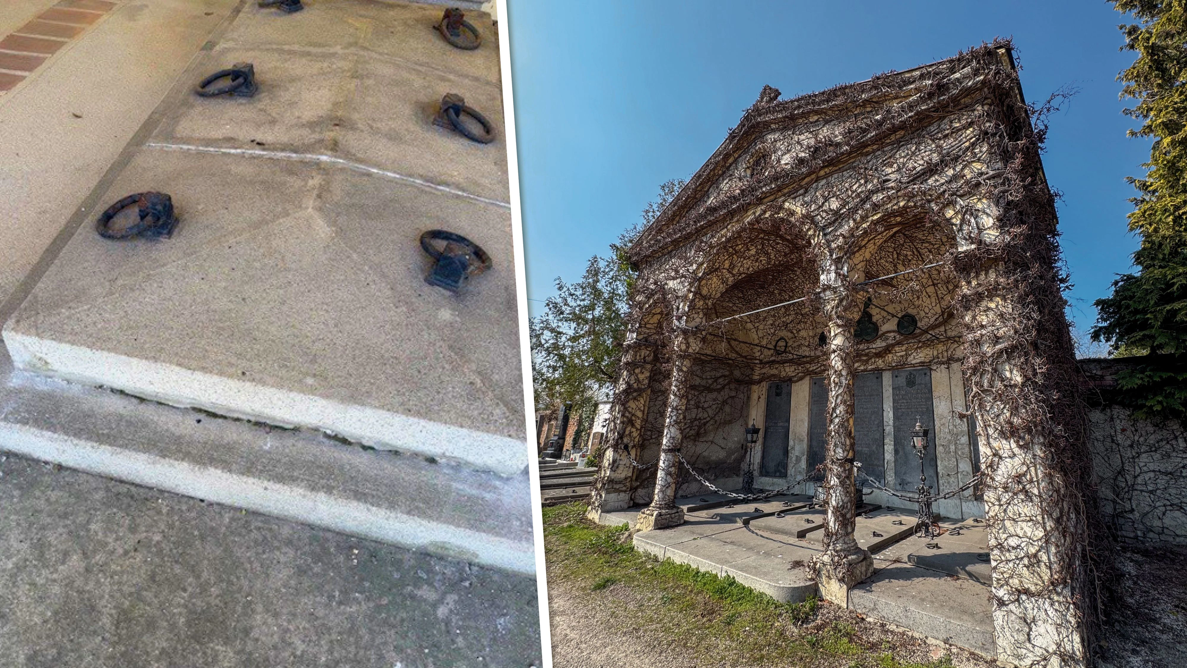 Die Täter sollen am vergangenen Wochenende 13 Gruften beschädigt und gewaltsam geöffnet haben.