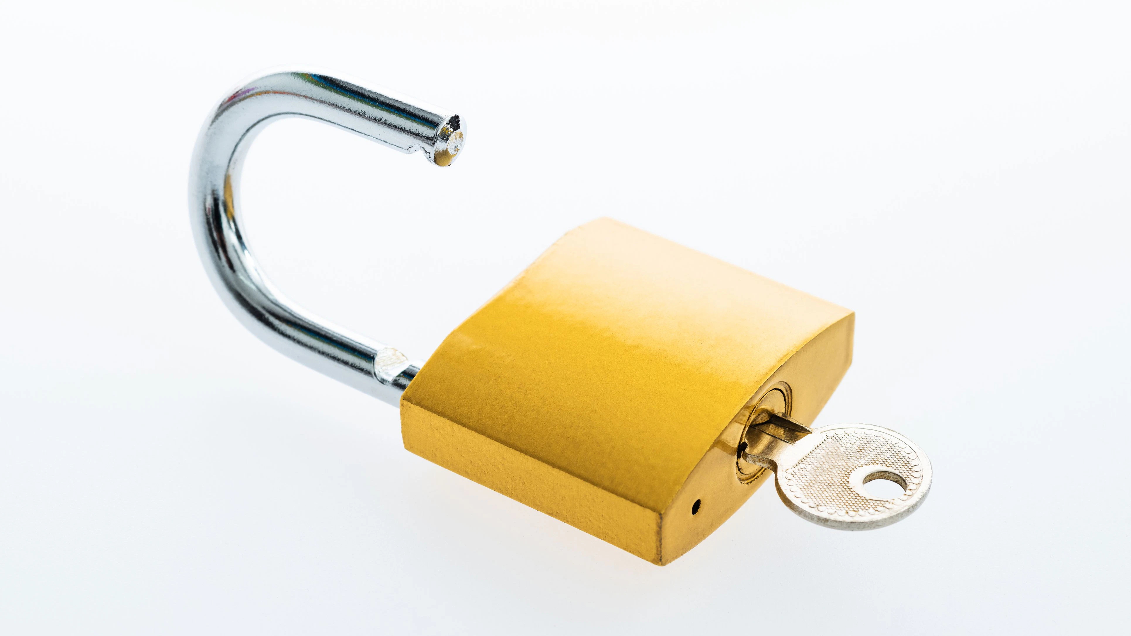 Goldenes Vorhängeschloss...