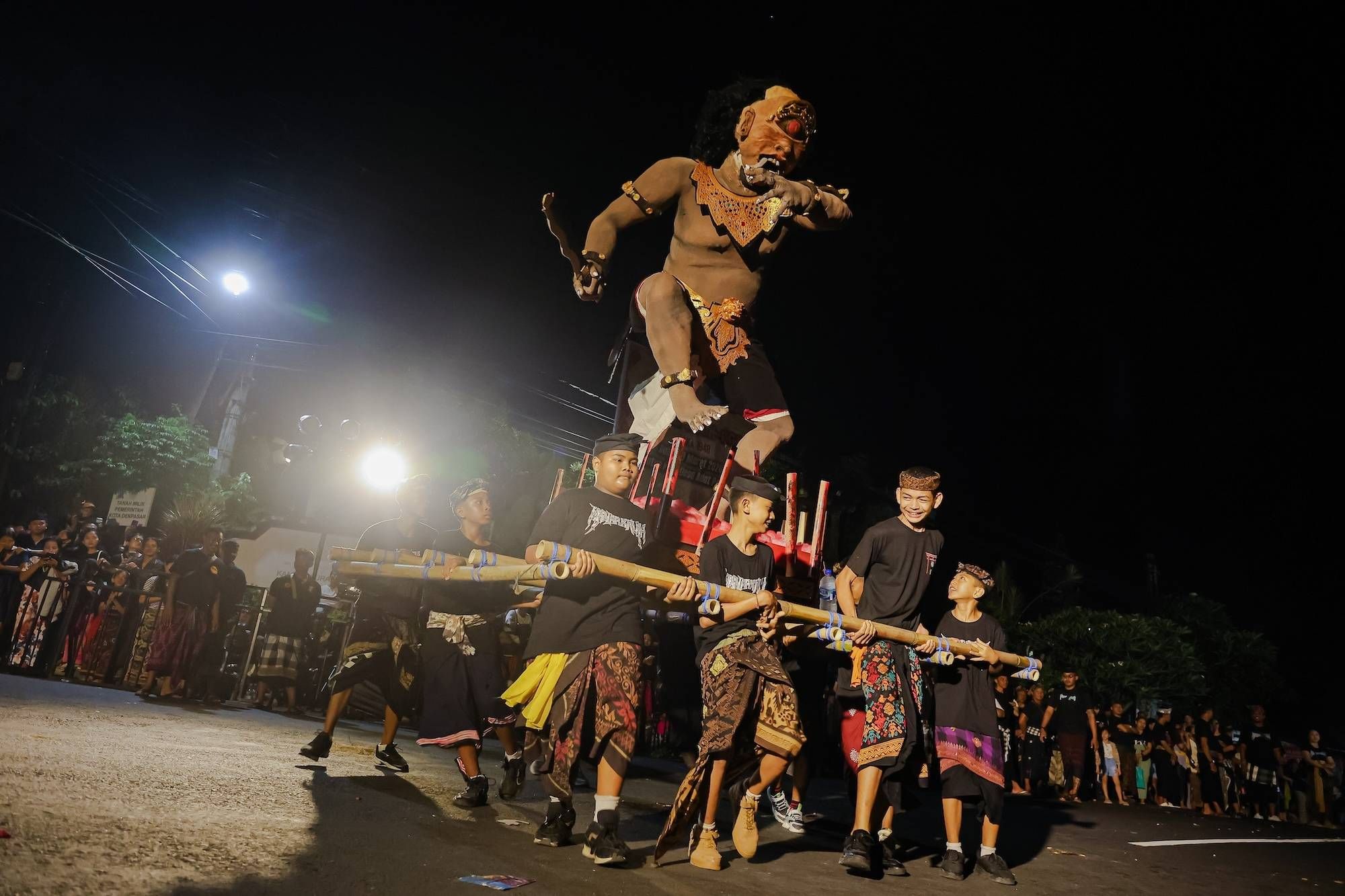 Auf Bali feierten die Menschen den 