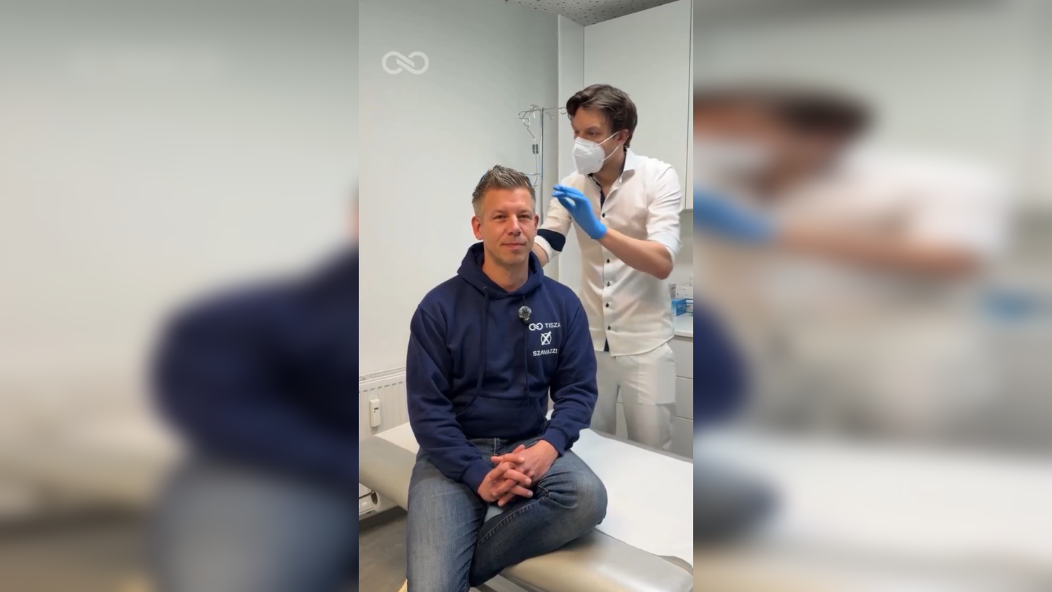 Peter Magyar beim Drogentest in Wien. 