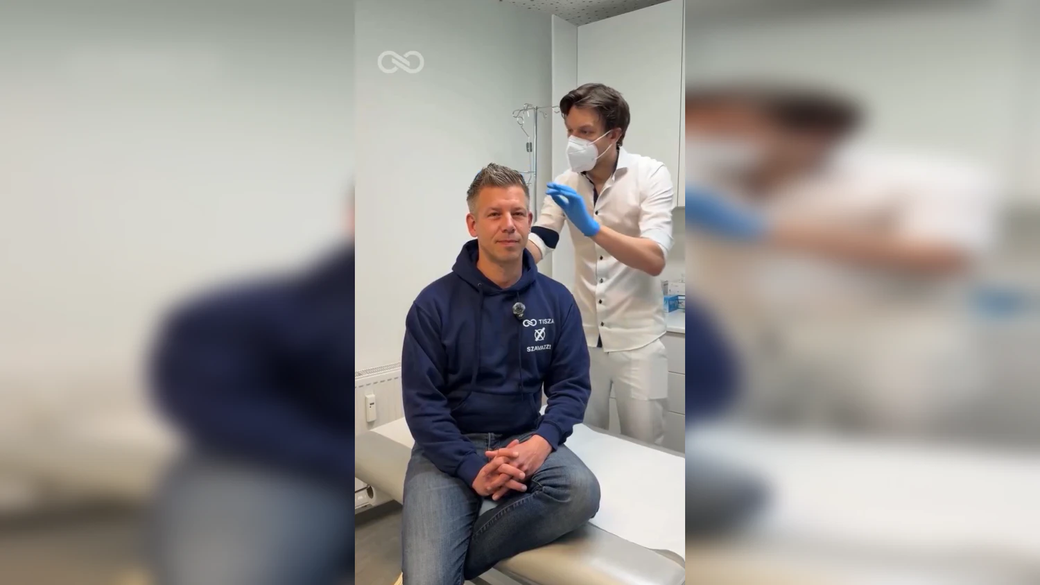 Peter Magyar beim Drogentest in Wien. 