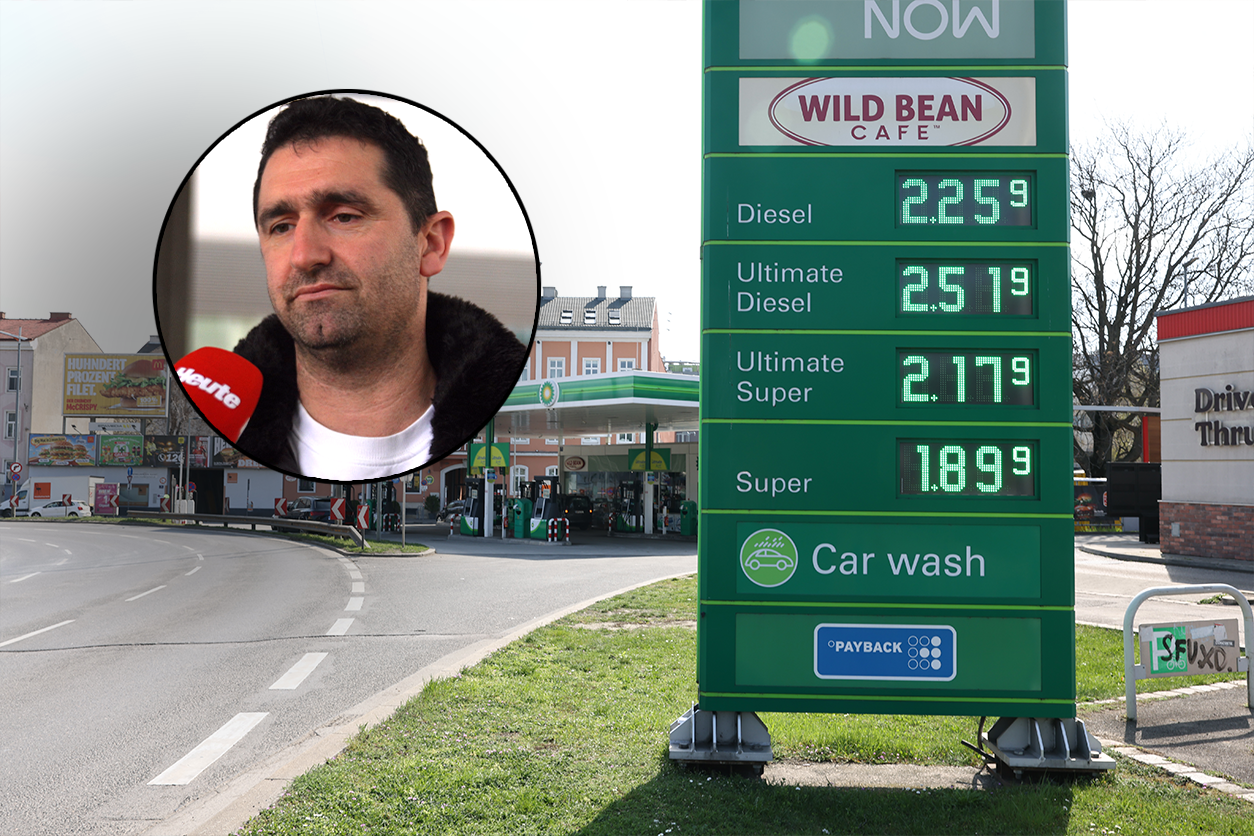 Taxifahrer Hoksa machen die Sprit-Preise zu schaffen, er muss enorme Zusattzkosten stemmen.