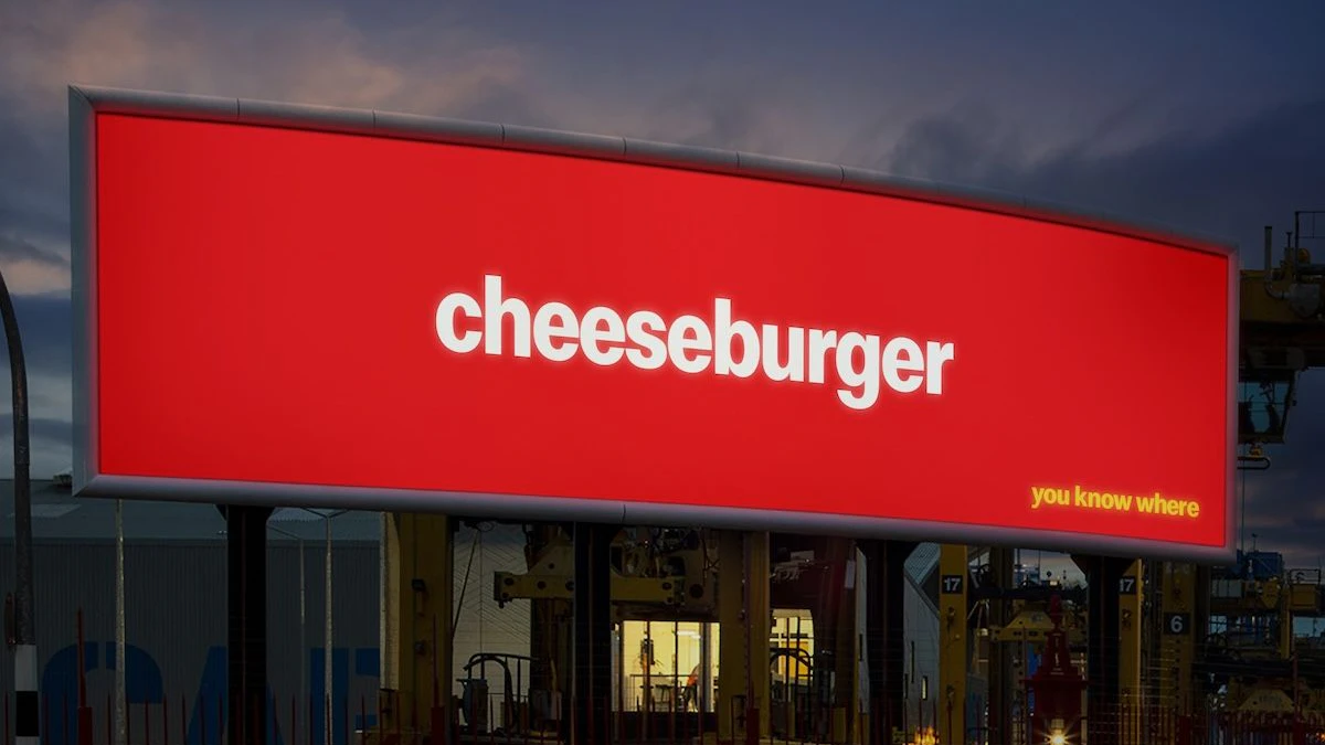 In einer Werbekampagne in Neuseeland verzichtet McDonald’s gänzlich auf seinen Firmennamen und Logo. 