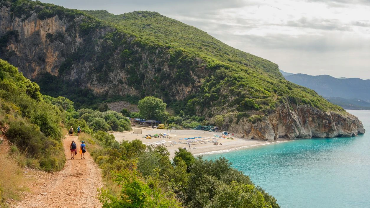 Die Küste von Dhërmi.