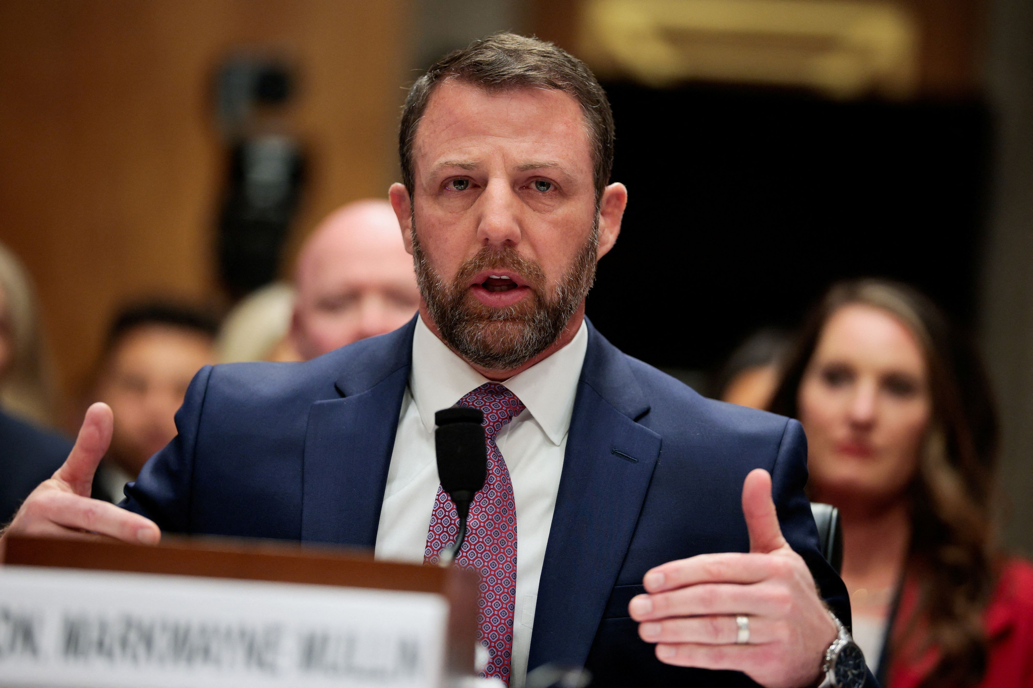 Markwayne Mullin wurde als der neue US-Heimsatzschutzminister bestätigt.