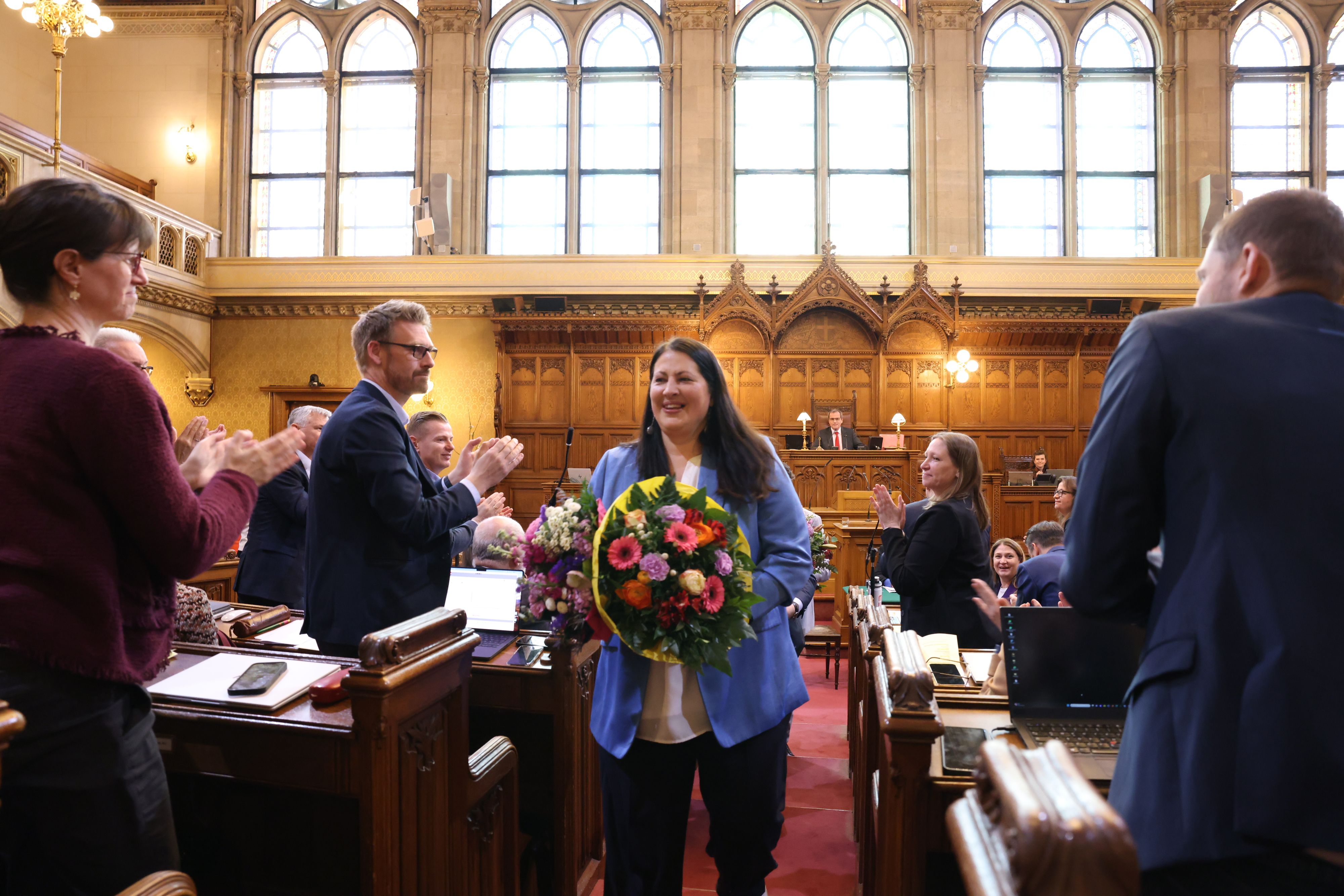 Kathrin Gaál nahm Abschied im Gemeinderat.