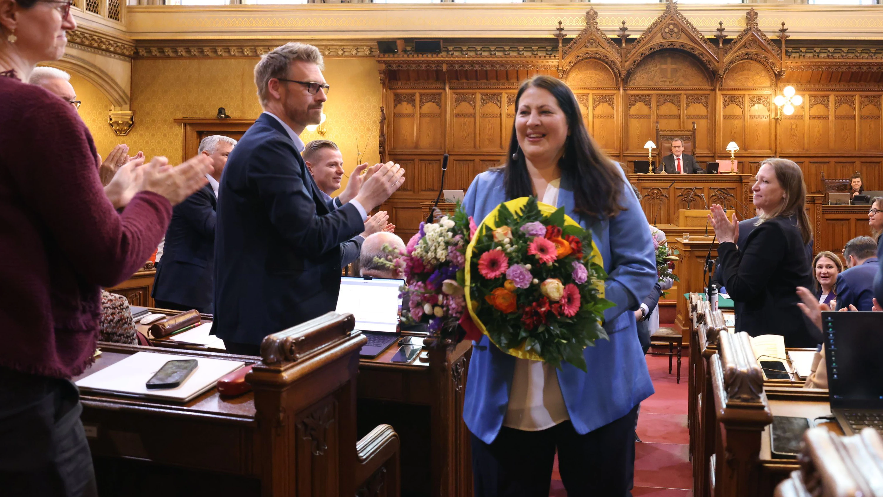 Kathrin Gaál nahm Abschied im Gemeinderat.