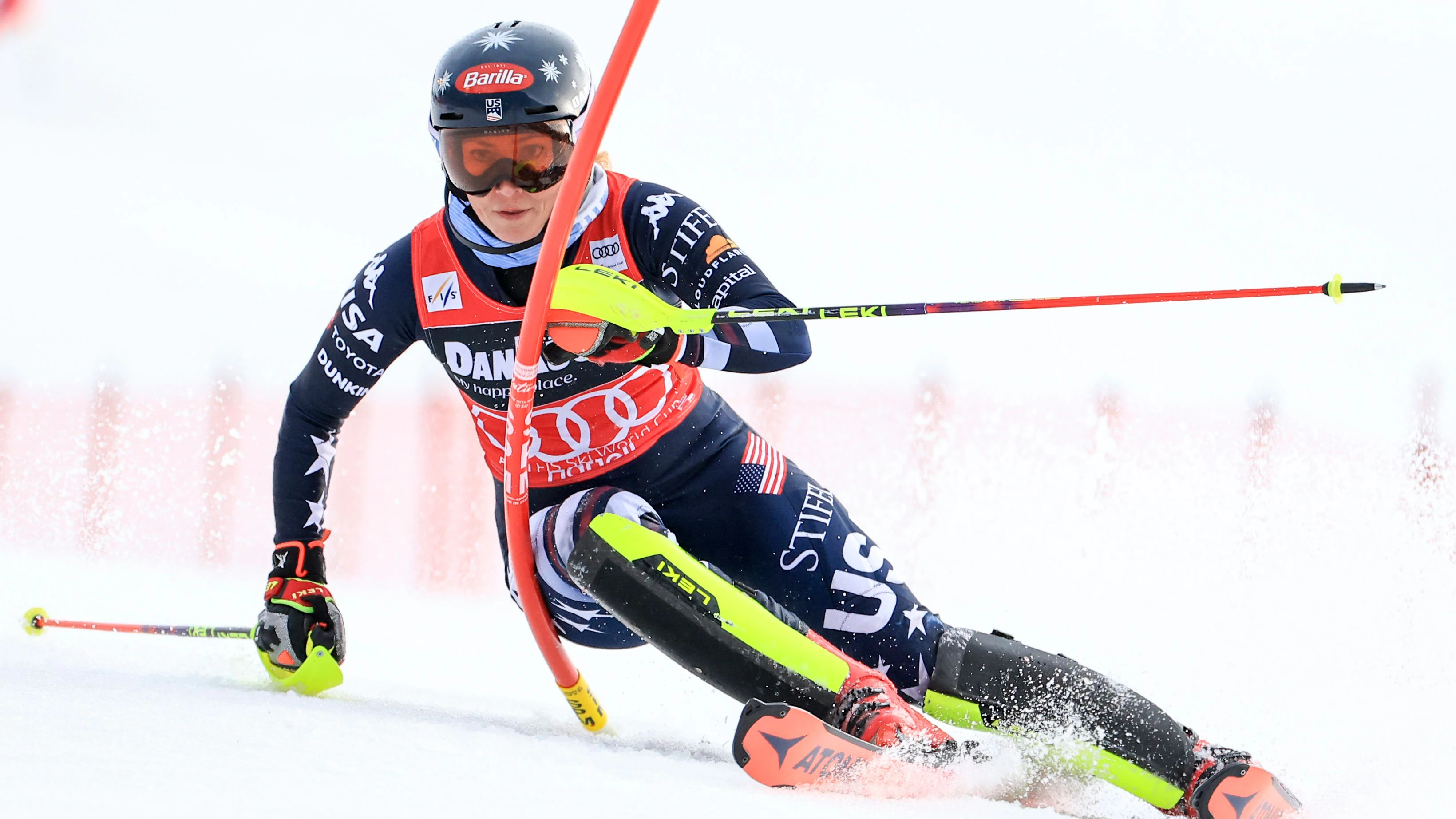 HAFJELL,NORWAY,24.MAR.26 - ALPINE SKIING - FIS World Cup Final, slalom, ladies. Image shows Mikaela Shiffrin (USA). Photo: GEPA pictures/ Wolfgang Grebien
