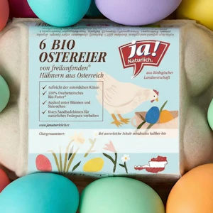 Ostereier bei BILLA: Hu(h)ndert Prozent aus Österreich