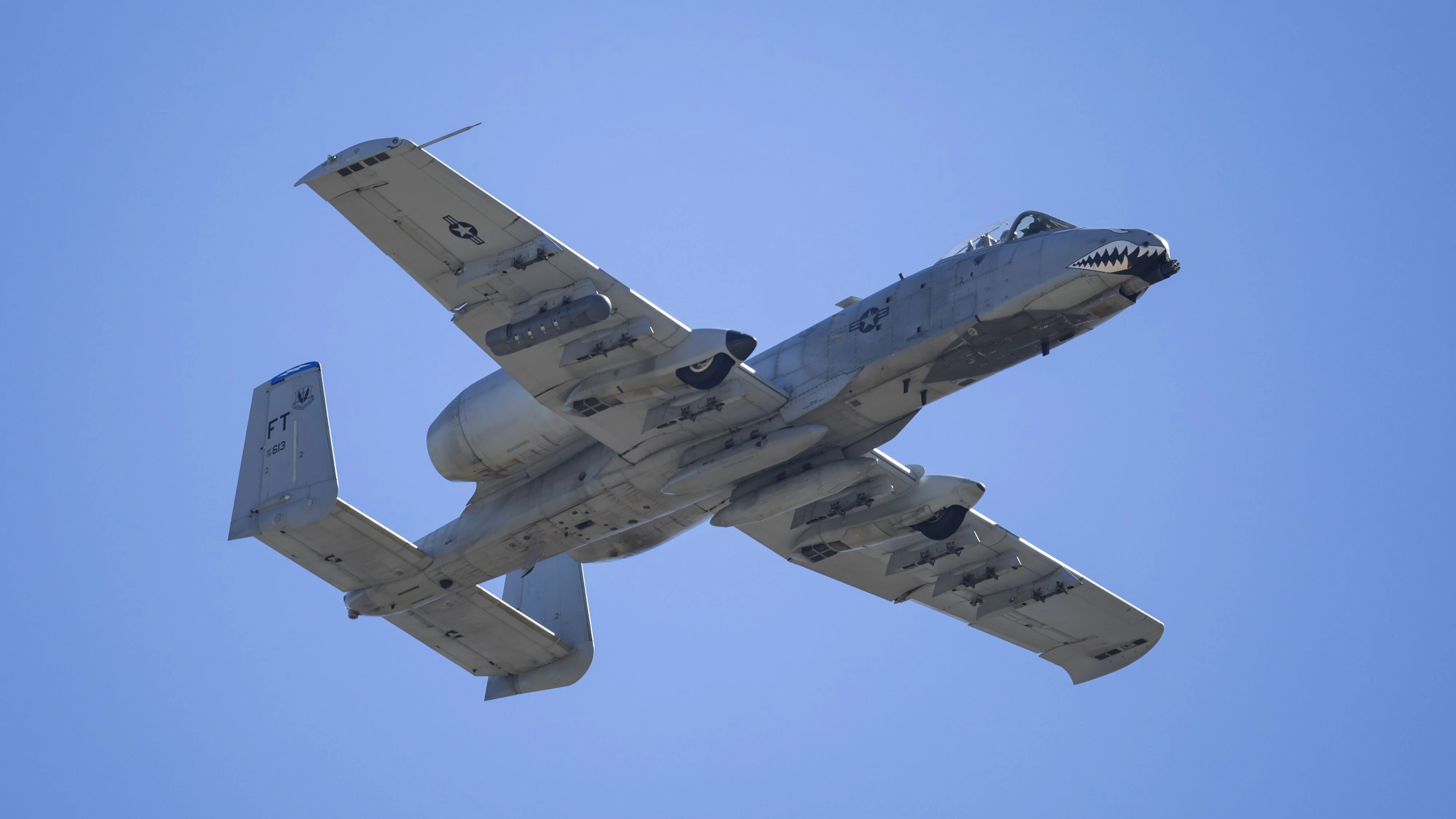 Das Kampfflugzeug A-10 "Warthog" ist im Grunde ein fliegendes Maschinengewehr
