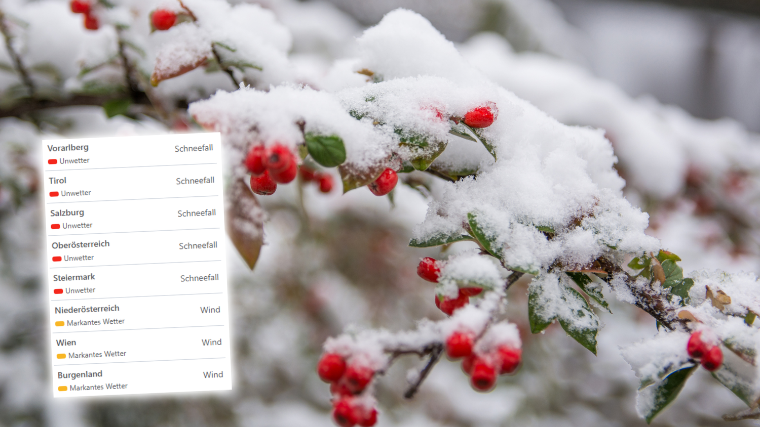 Heute.at - 60 cm – Wetter-Experte warnt vor großer Schnee-Gefahr