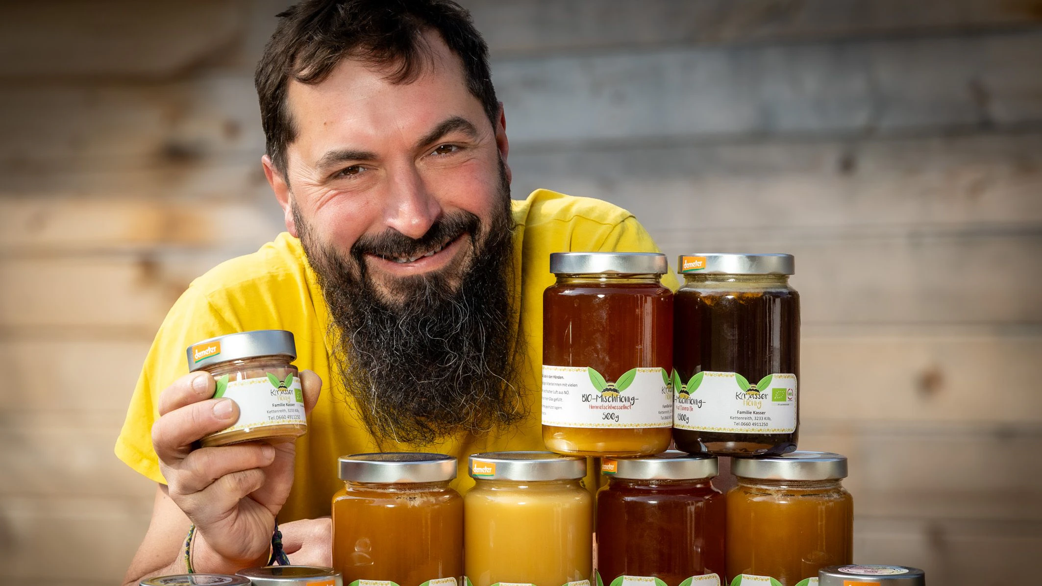 Robert Kasser hat seit 2016 seine Imkerei.