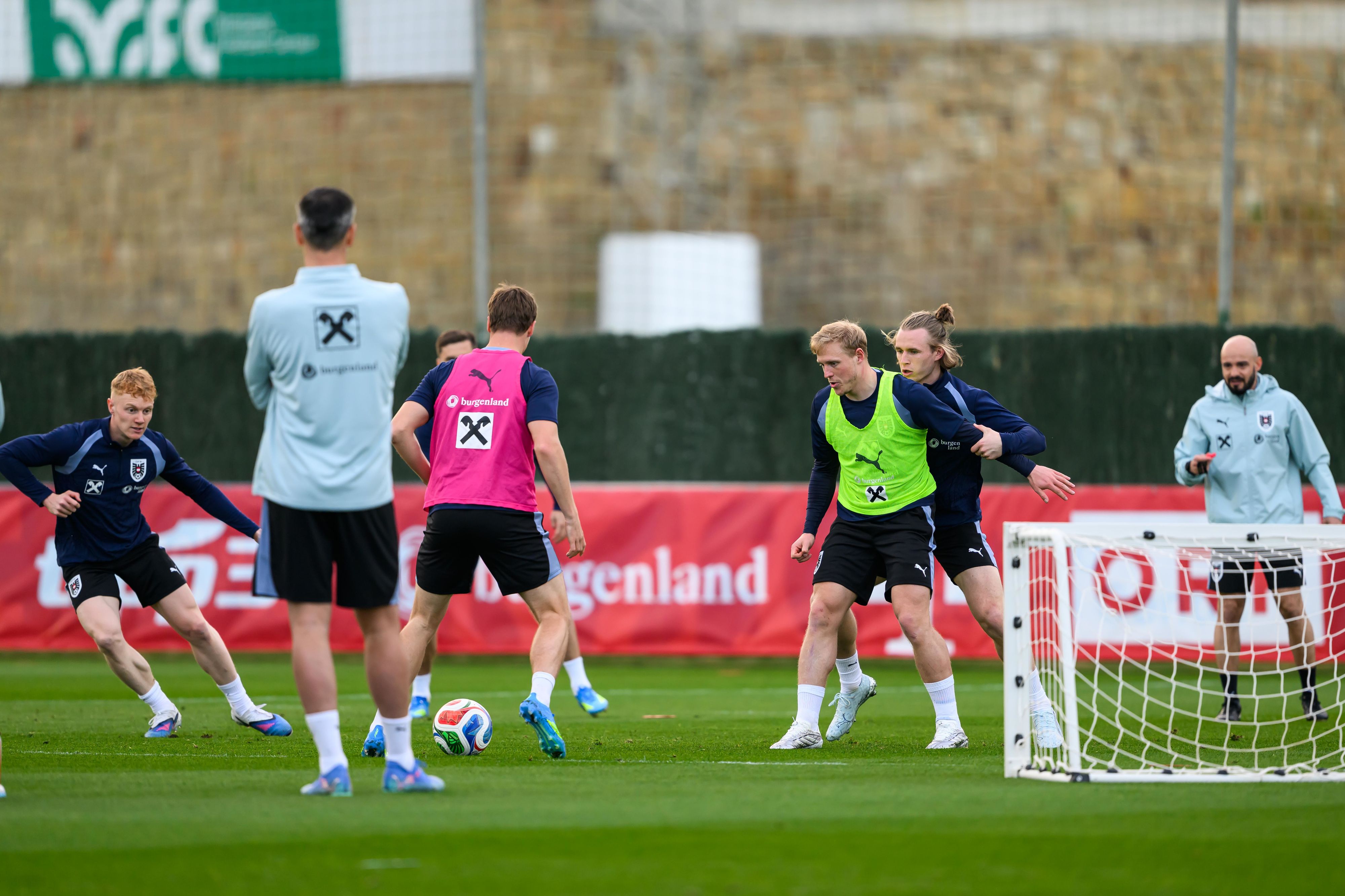 Am Dienstag war Xaver Schlager (gelbes Shirt) in Marbella noch in Action.