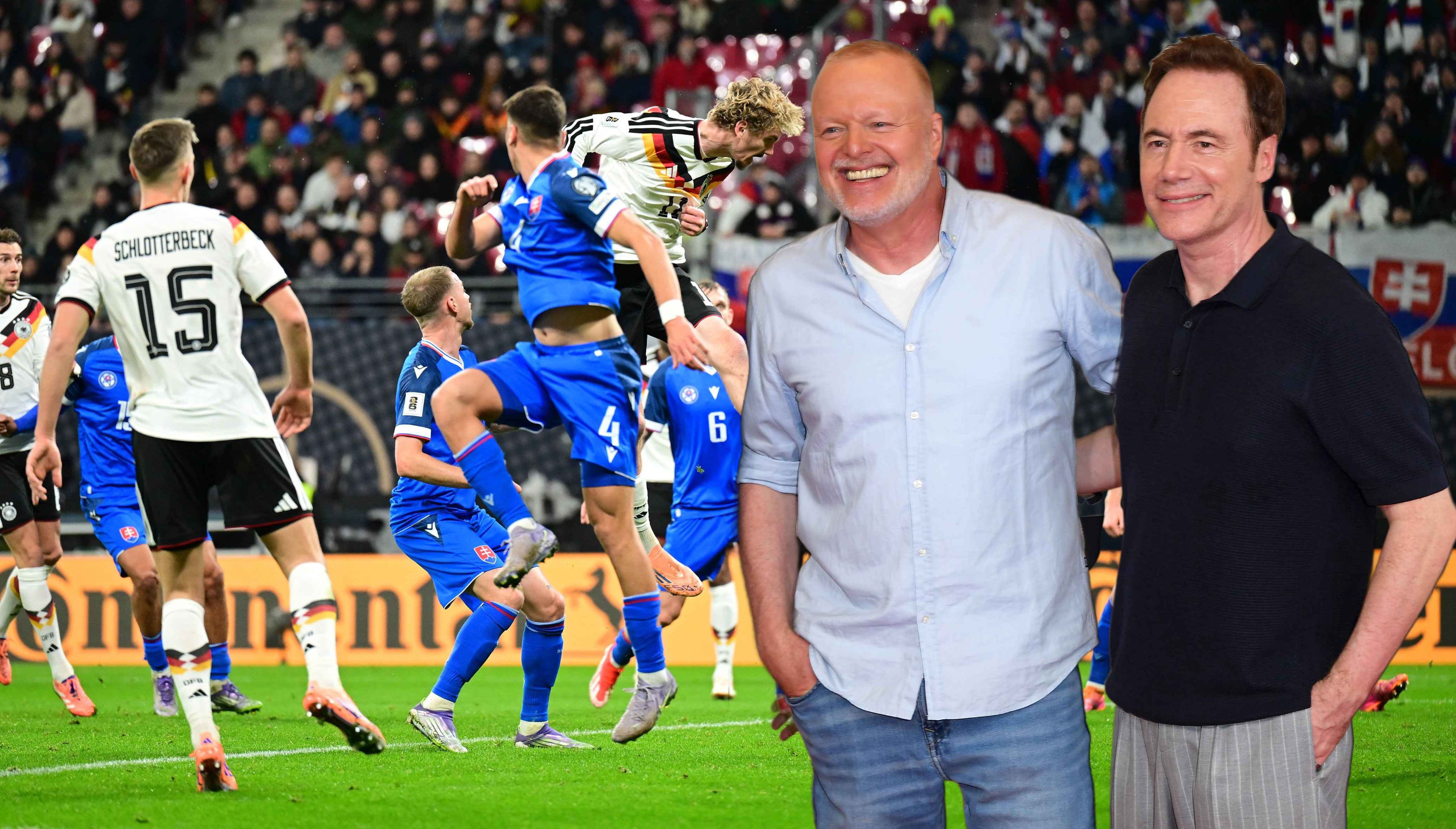 Stefan Raab und Michael 