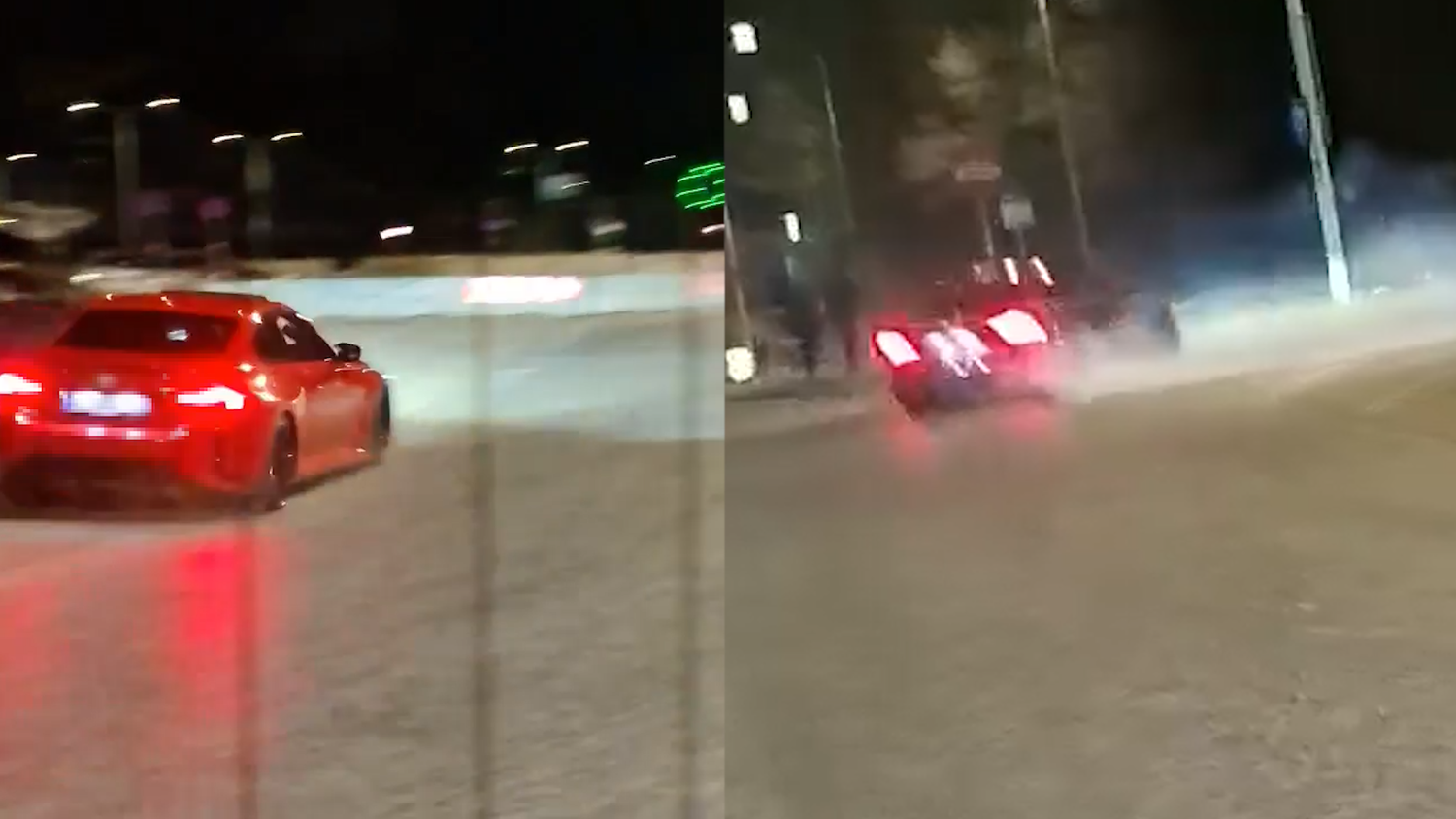 Heute.at - BMW-Lenker driftet am Kahlenberg zwischen Pollern