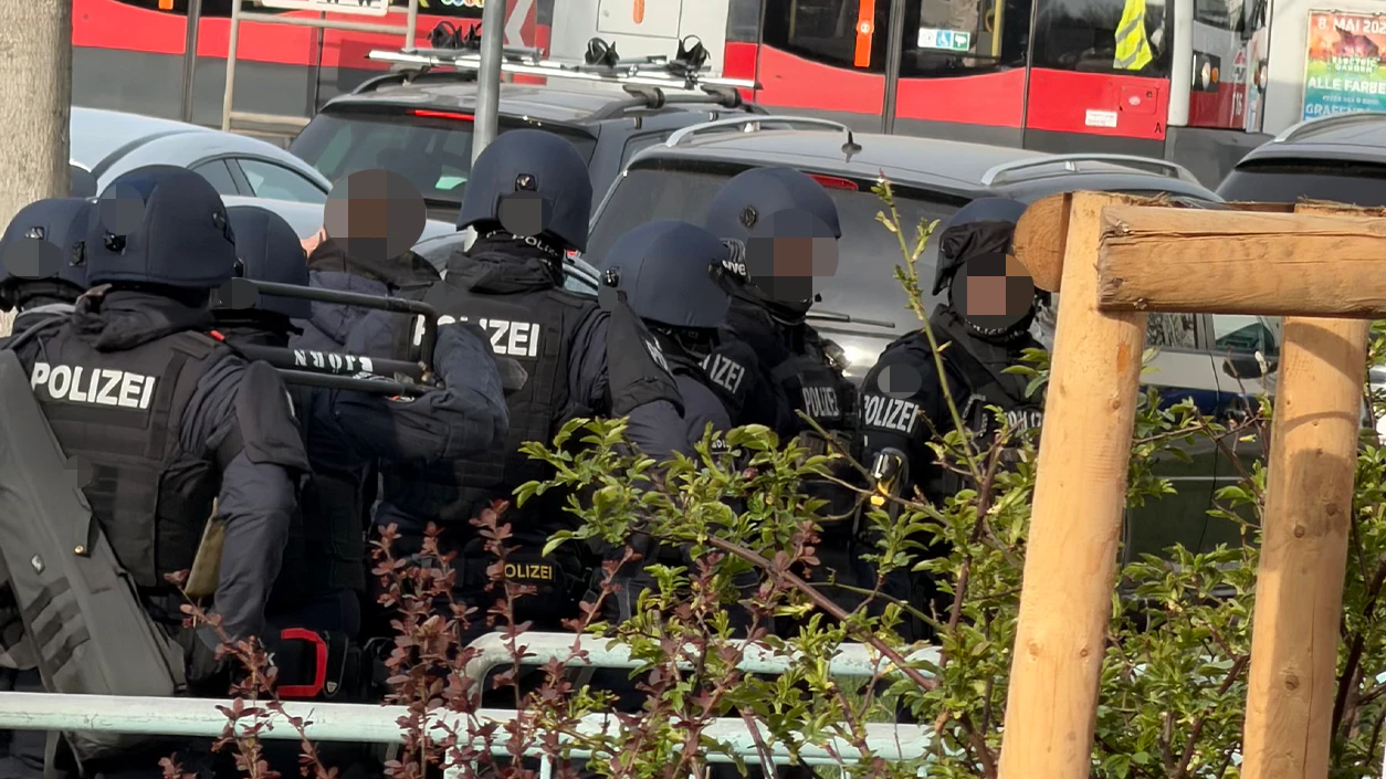 Am Mittwoch rückten die Einsatzkräfte der WEGA zu einem Einsatz in Floridsdorf aus.