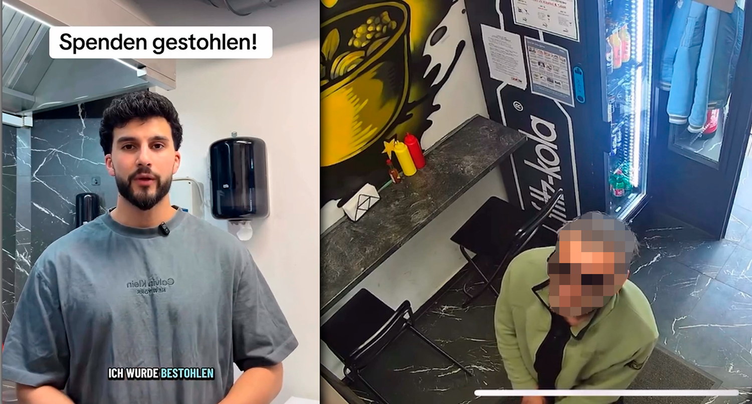 Heute.at - Zapzarap mit Gipsfuß: Dieb stiehlt Spendenbox in Lokal