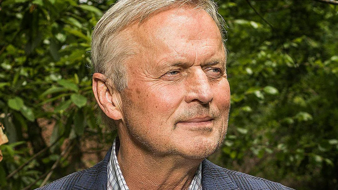 Author John Grisham photographed in Charlottesville, VA