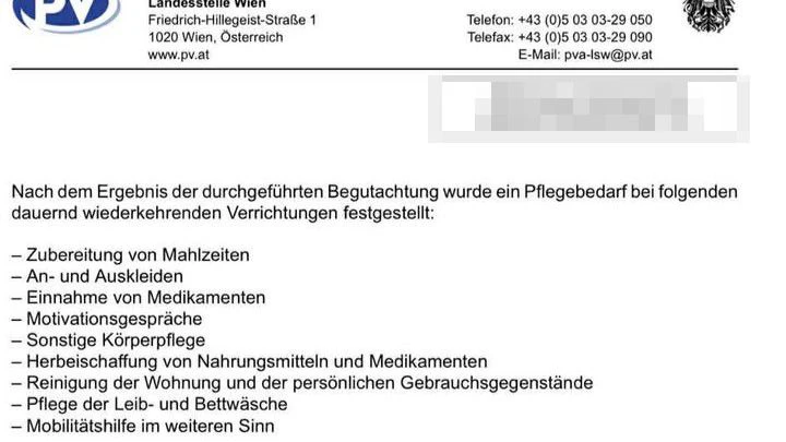 Für die einfachsten Tätigkeiten im Alltag ist Yvonne derzeit nicht im Stande, die PVA will sie trotzdem arbeiten schicken.