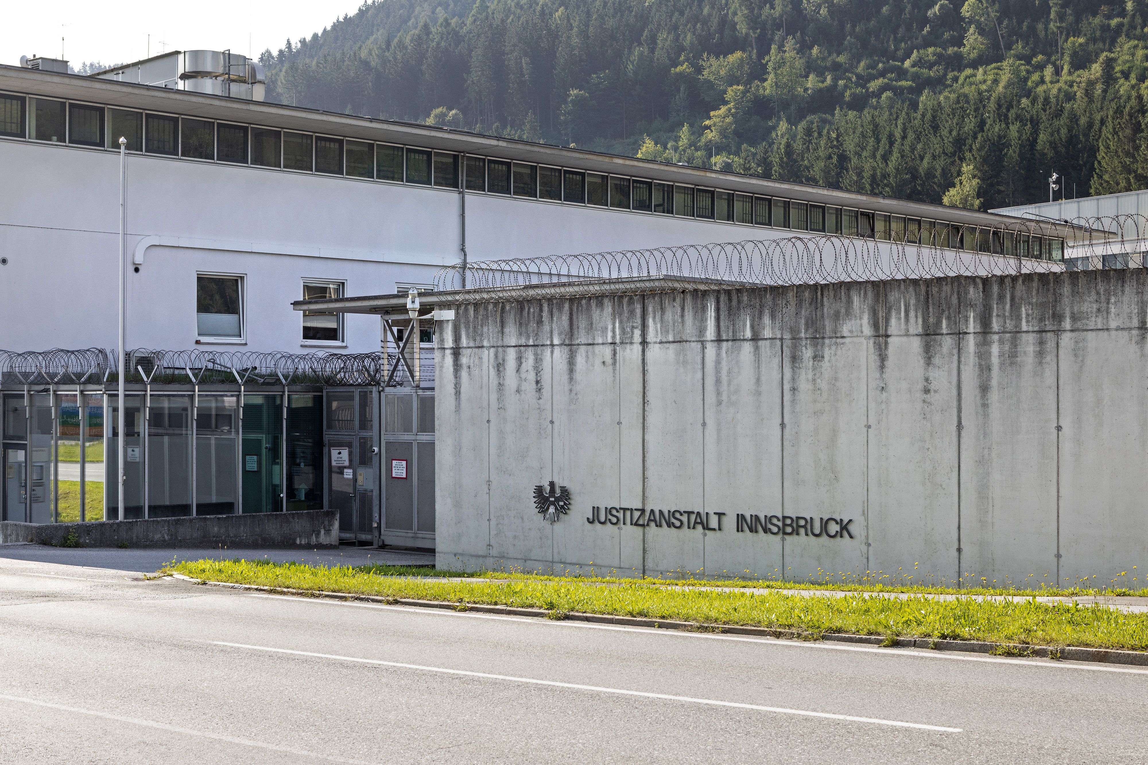 In der Justizanstalt Insbruck brach ein Feuer aus.