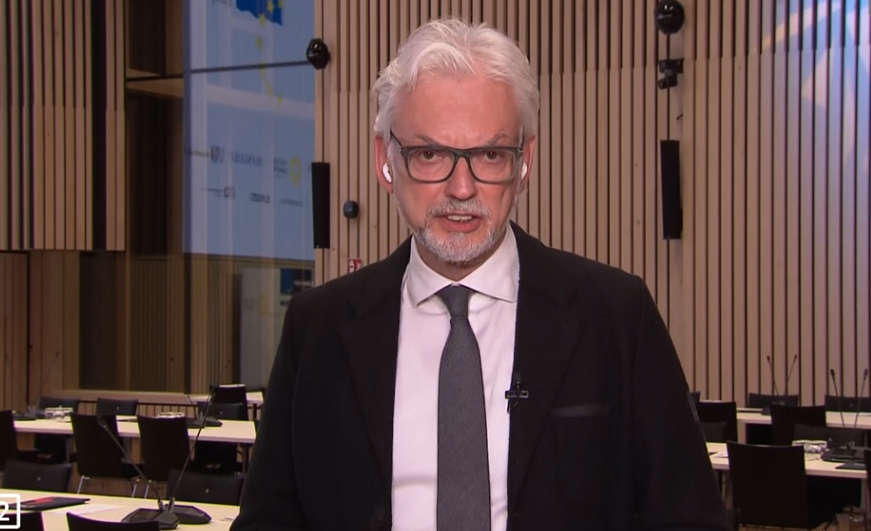 Verbund-Chef Michael Strugl am späten Donnerstagabend in der ORF-