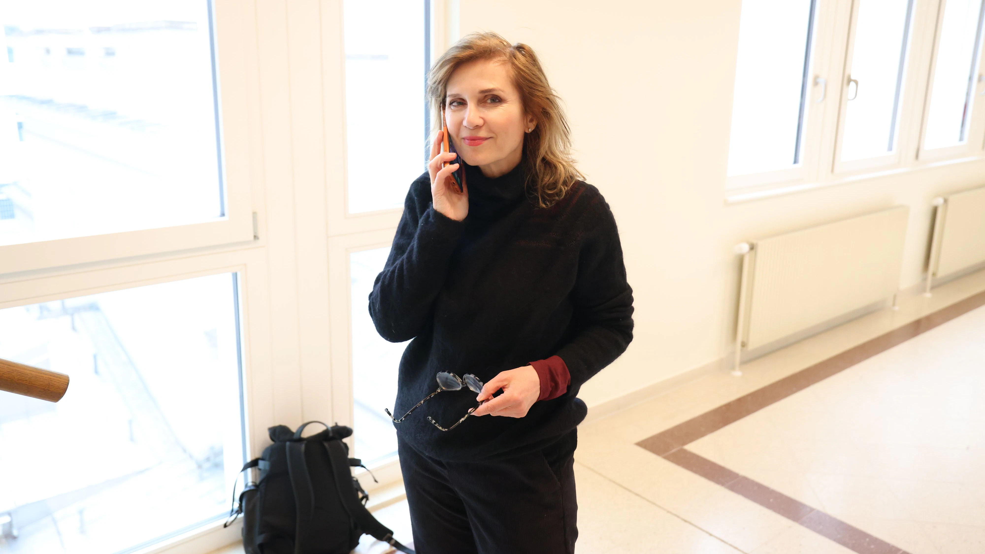 Star-Verteidigerin Astrid Wagner vor dem Prozess in Wien. 