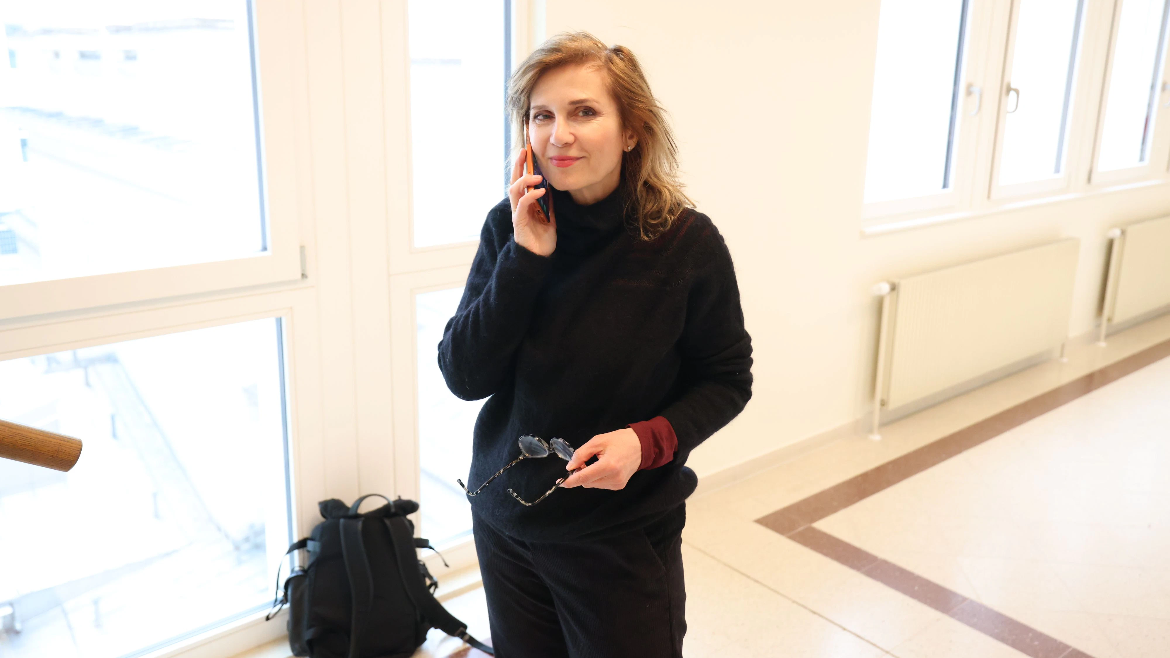 Star-Verteidigerin Astrid Wagner vor dem Prozess in Wien. 