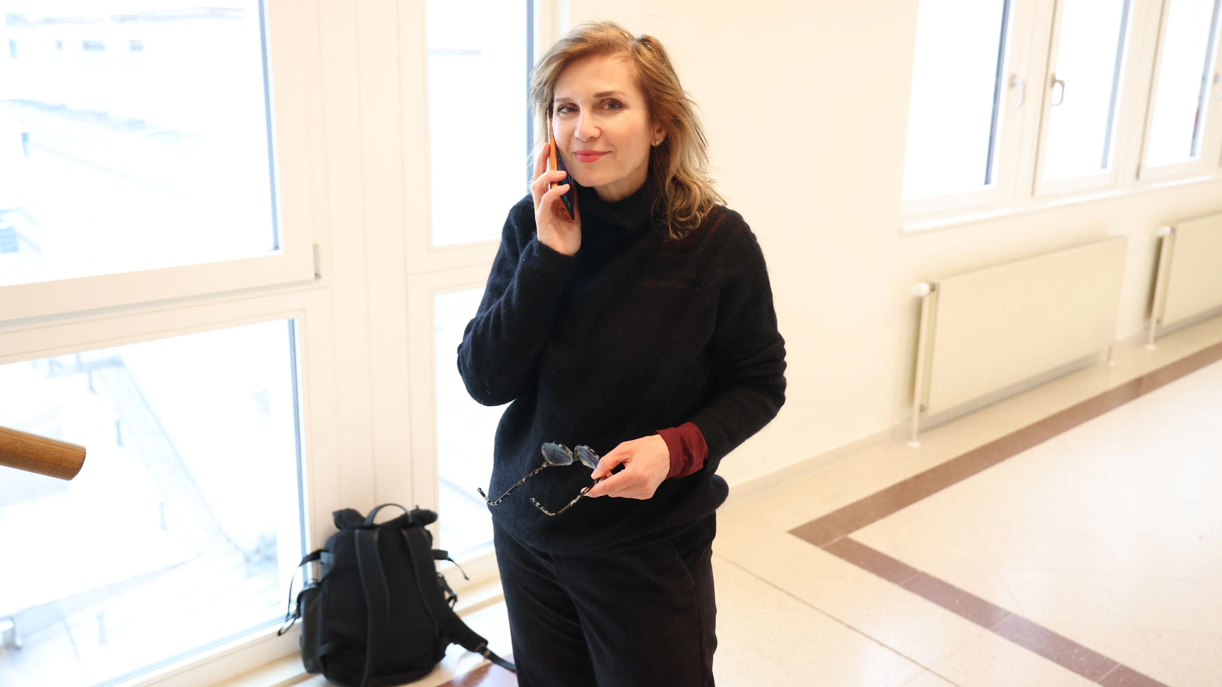 Star-Verteidigerin Astrid Wagner vor dem Prozess am Wiener Landl.