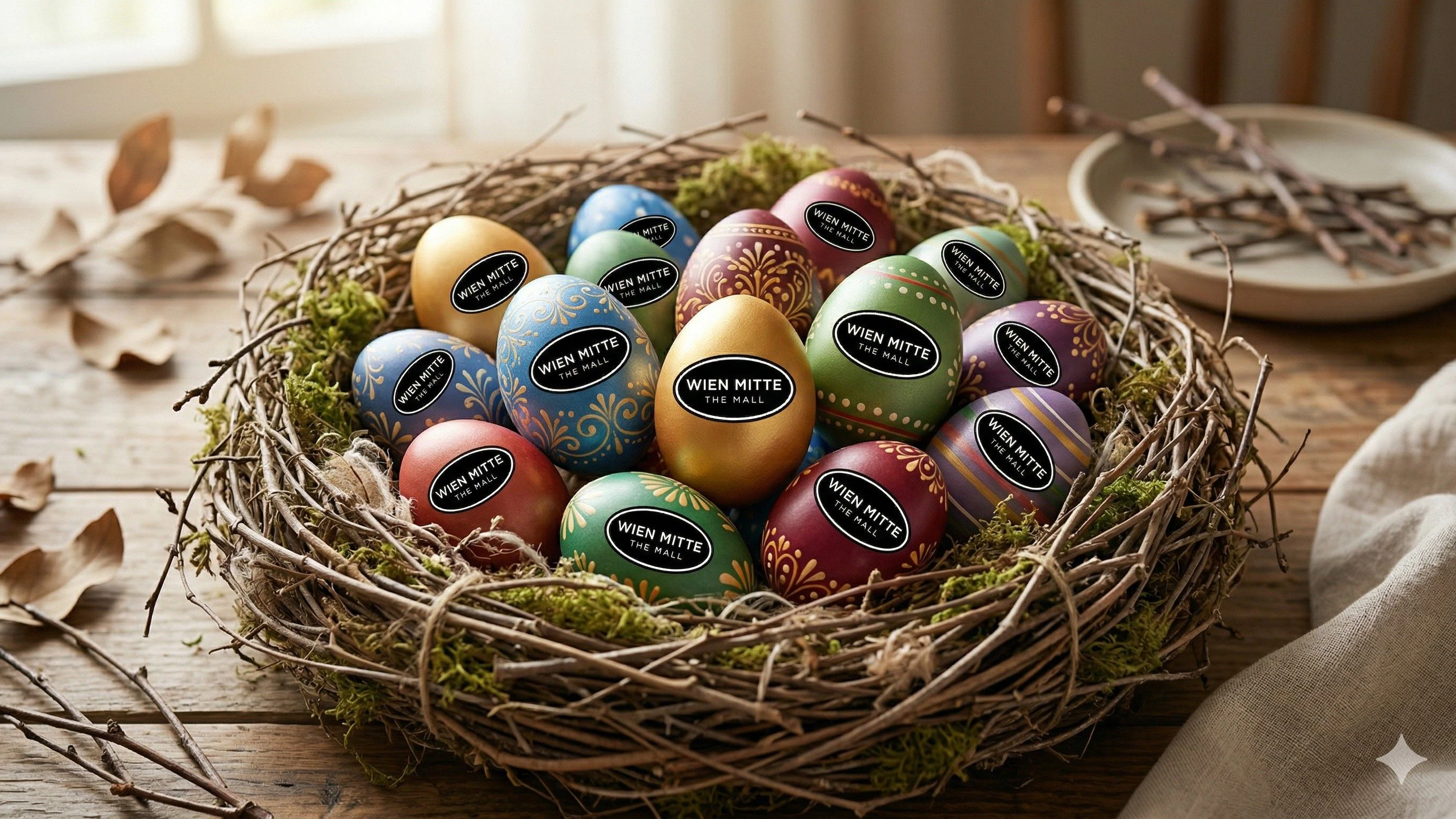 Das Einkaufscenter Wien Mitte - The Mall lädt zur Ostereiersuche.
