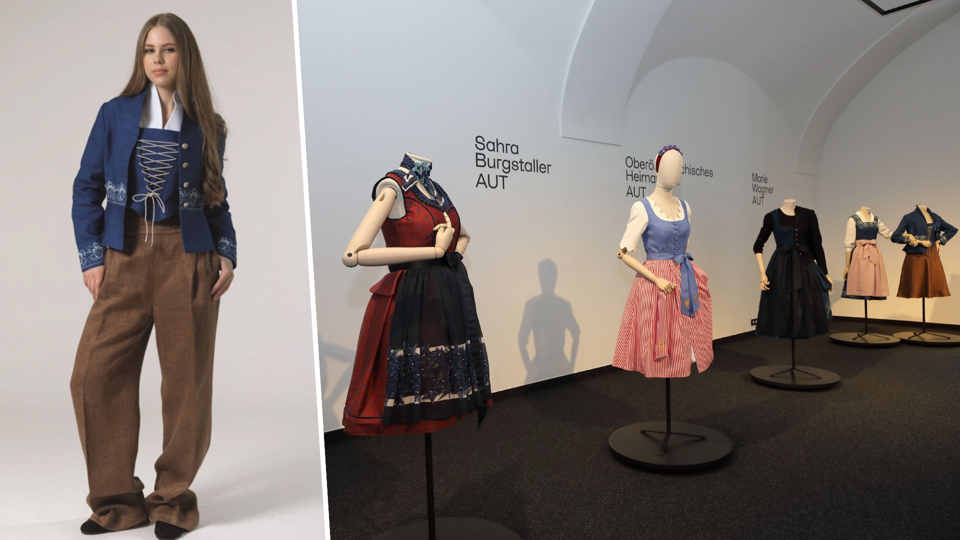 Welches ist das schönste Dirndl? Auch über eine Kombi mit Hose kann abgestimmt werden.