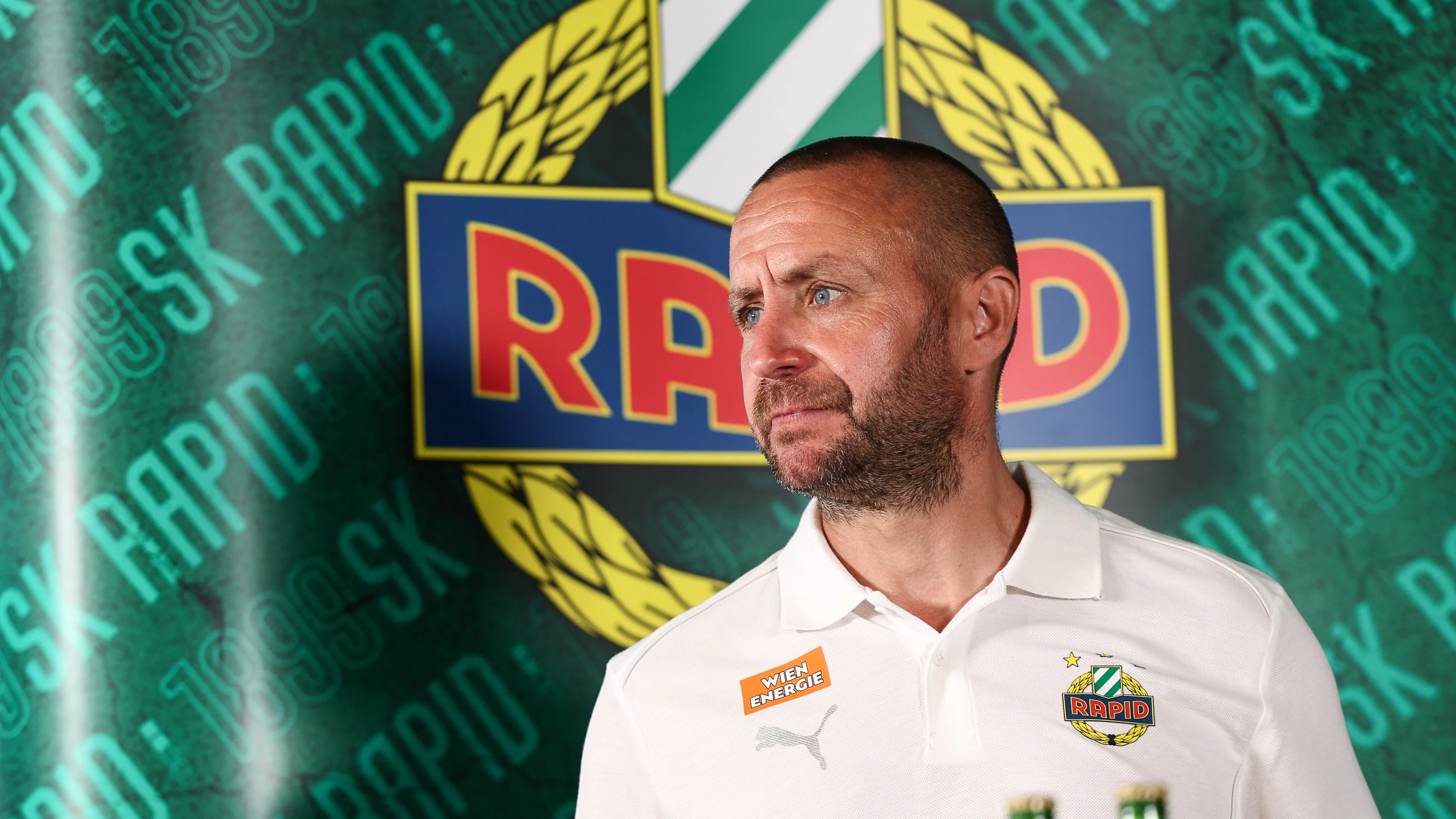VIENNA,AUSTRIA,18.JUL.25 - SOCCER - ADMIRAL Bundesliga, season opening, press conference SK Rapid Wien. Image shows managing director Steffen Hofmann (Rapid). Photo: GEPA pictures/ Armin Rauthner