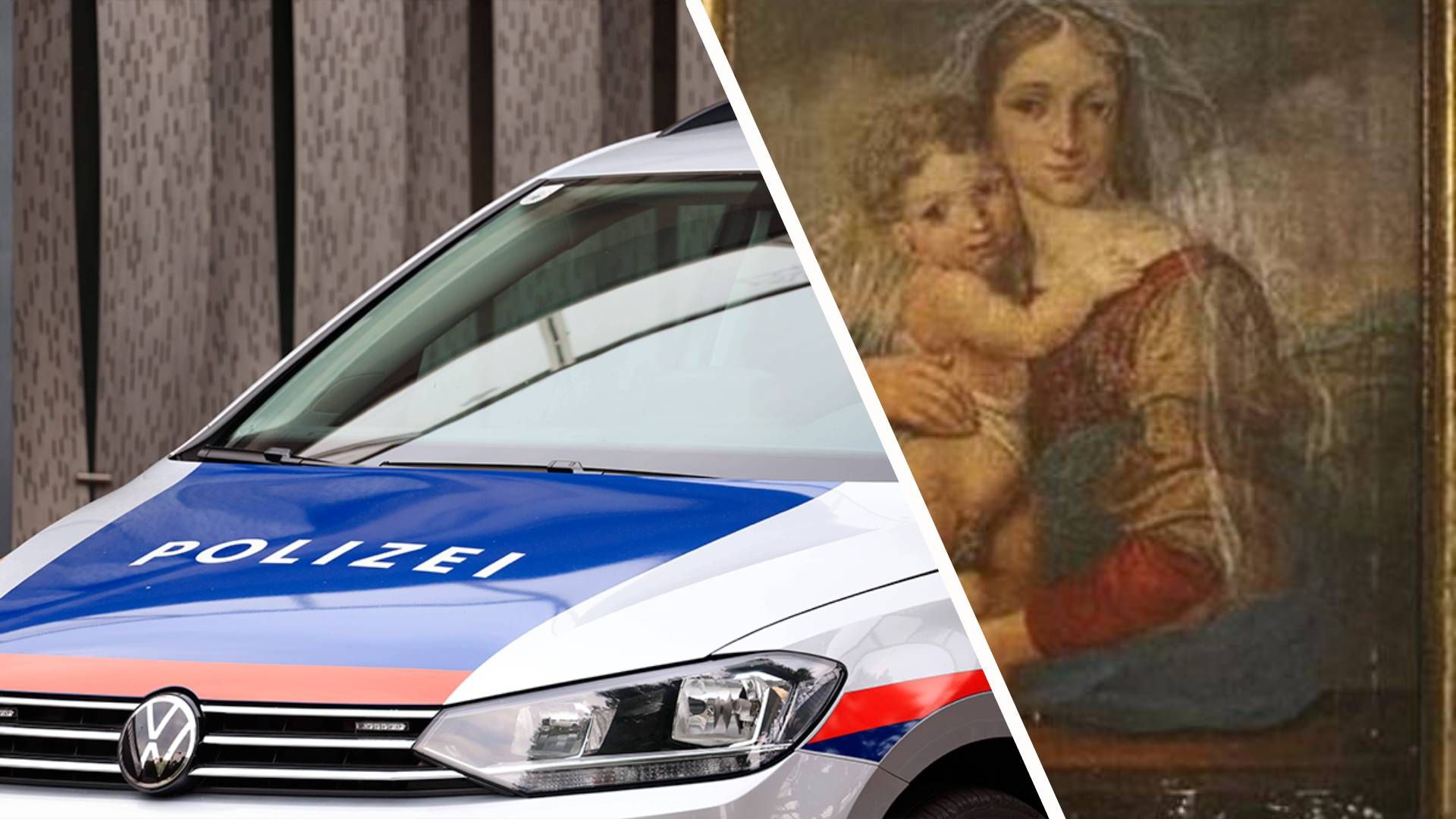 Die Polizei konnt das wertvolle Ölgemälde in der Wohnung eines 19-jährigen Burschen sicherstellen.