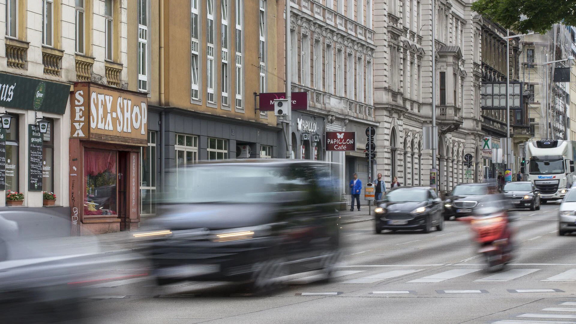Der Vorfall ereignete sich am Neubaugürtel in Wien. Archivbild. 