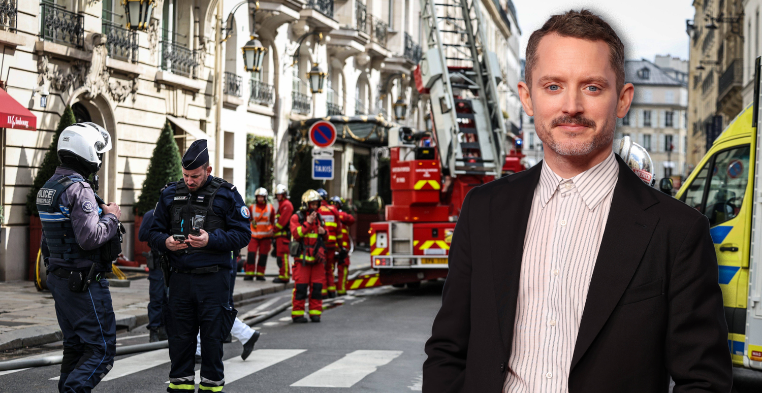 Elijah Wood ist aktuell auf Promo-Tour für seinen neuen Film. Am Mittwoch wurde sein Hotel in Paris nach einem Brand evakuiert.